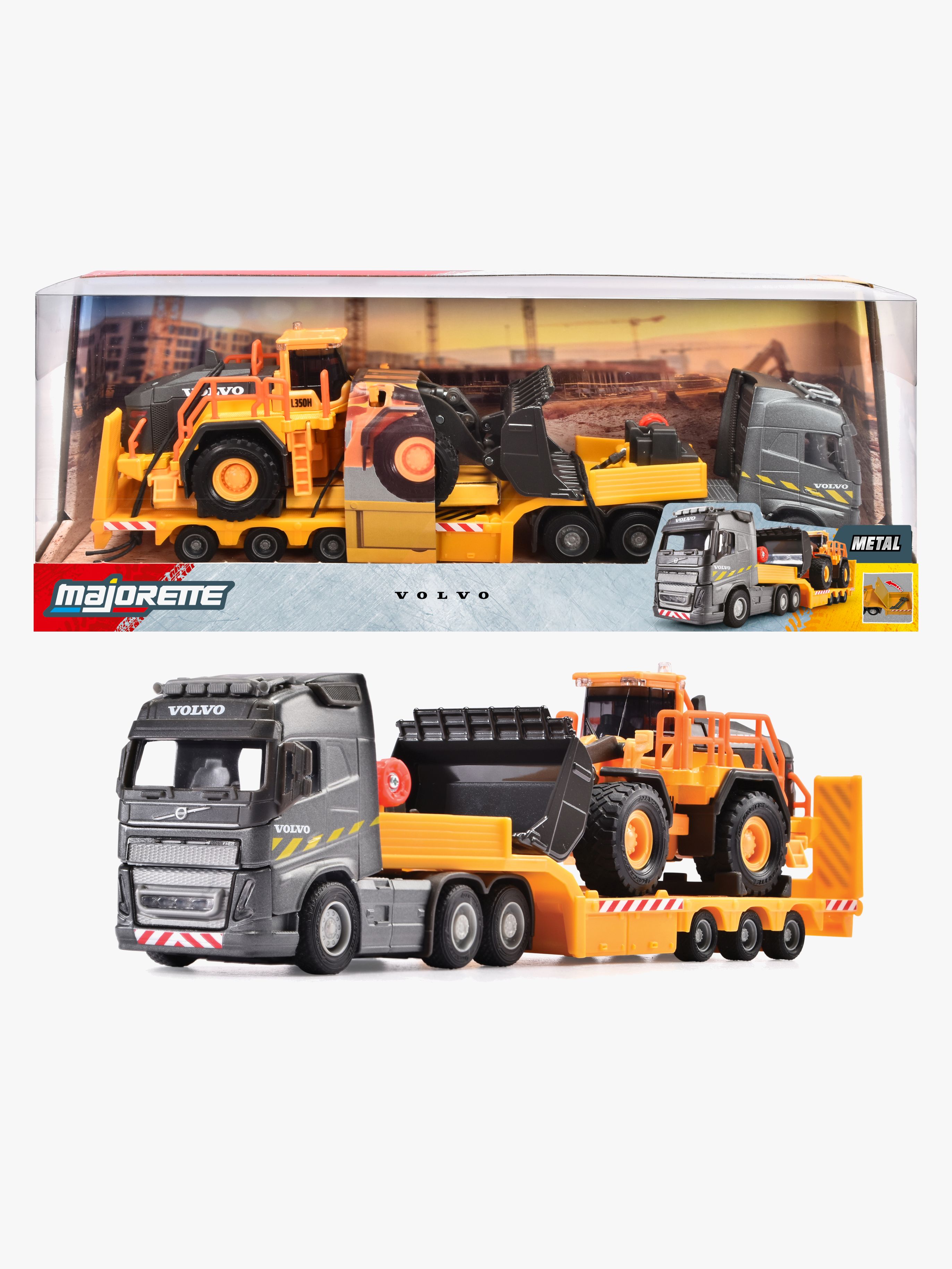 Majorette Volvo FH-16 Lastwagen mit L350H Radlader