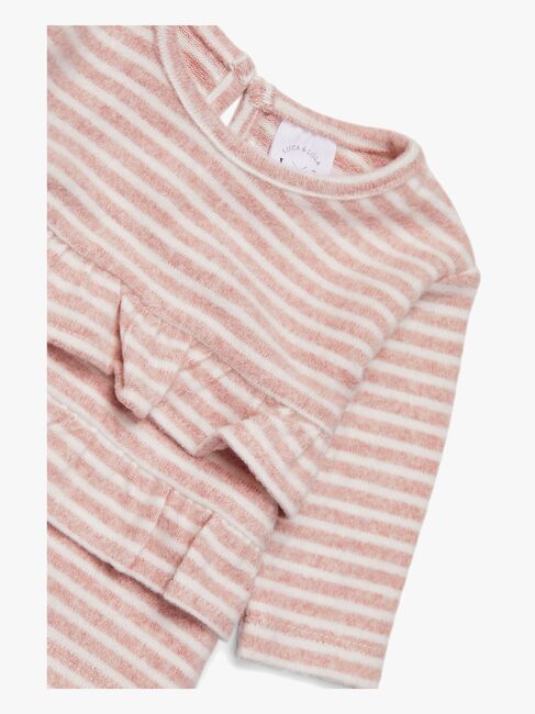 Luca & Lola Asia Pullover Baby, Pink Stripes