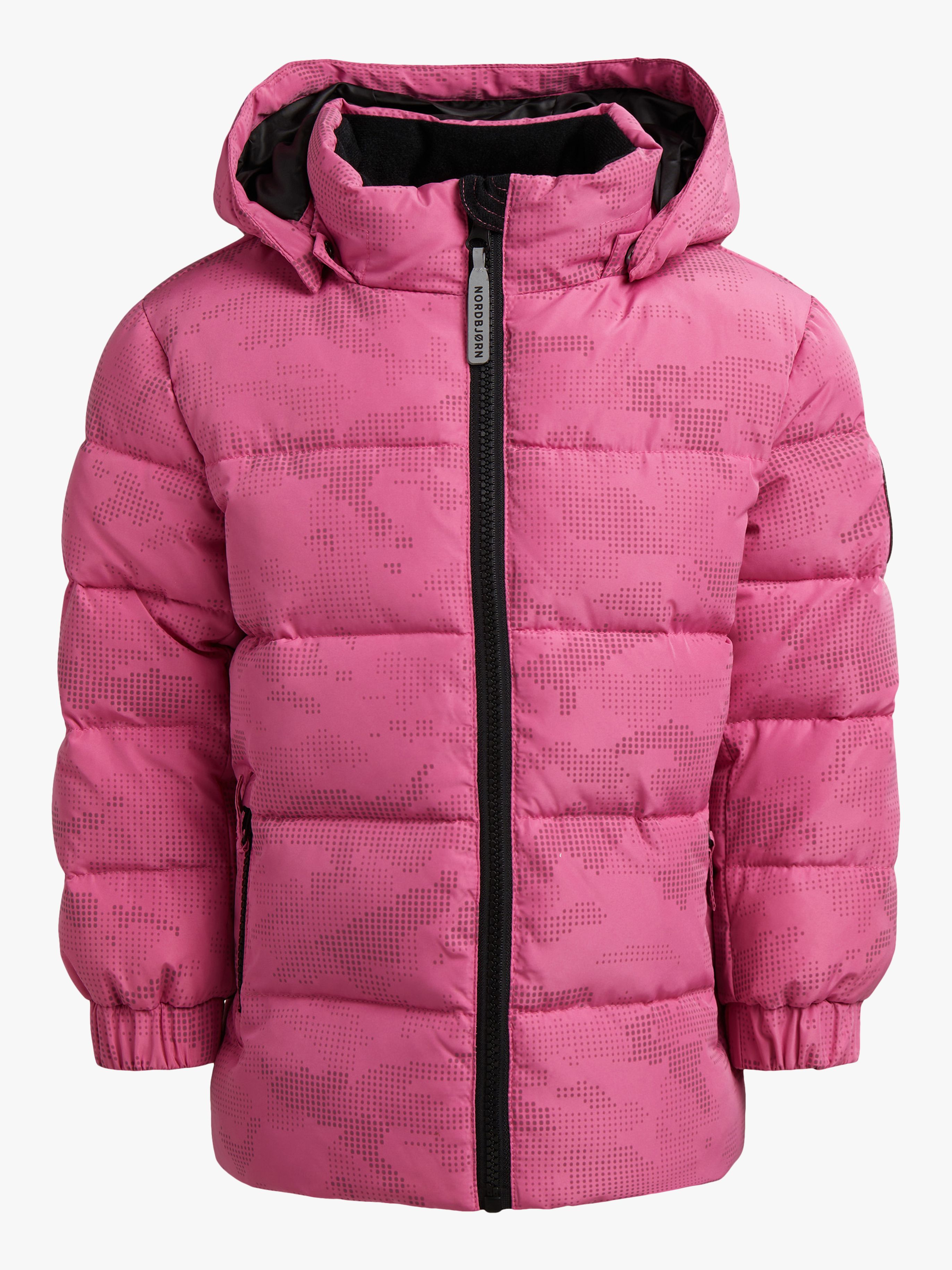 Nordbjørn Stardust Reflektierende Winterjacke, Pink Power, 116