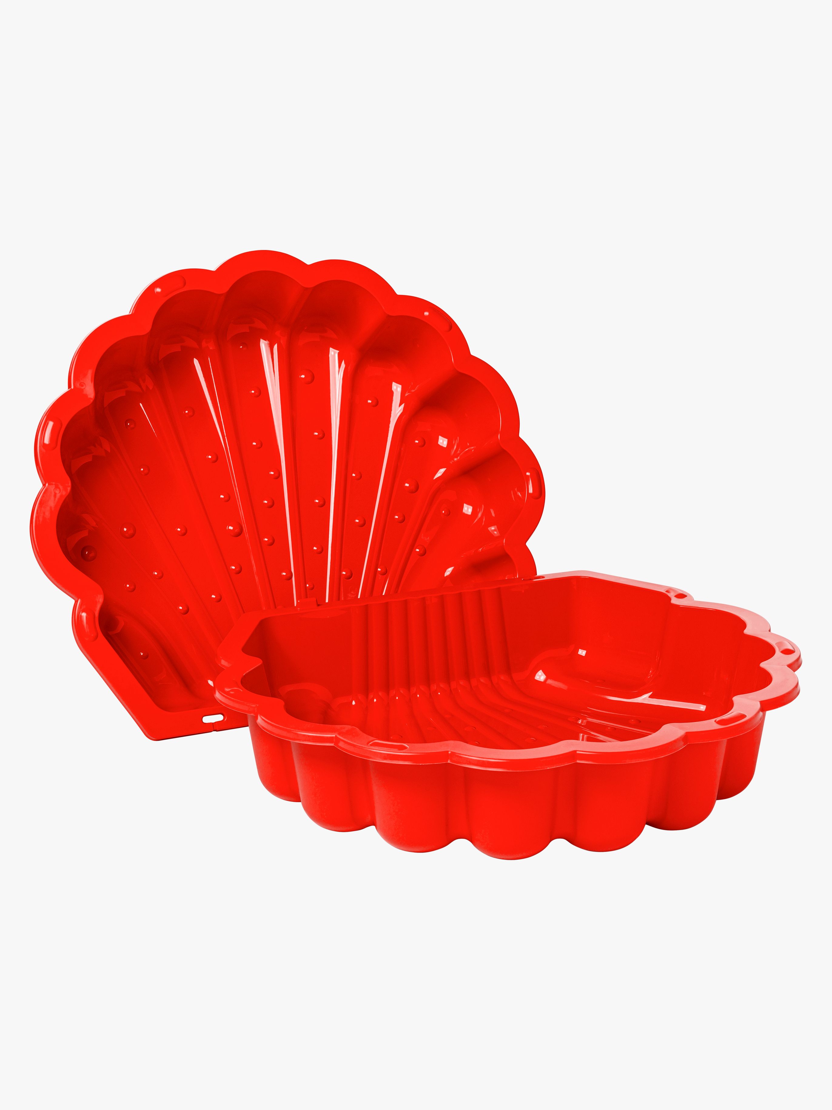 Swing King Muschel Sandkasten, Red