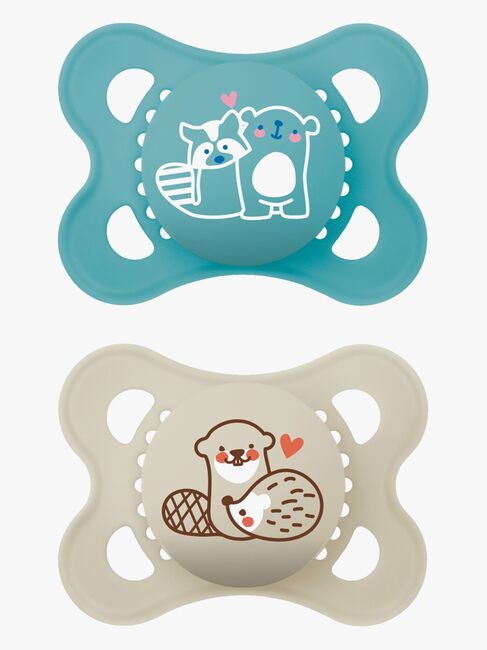 MAM Original Naturkautschuk Schnuller 0–6 M, Blau