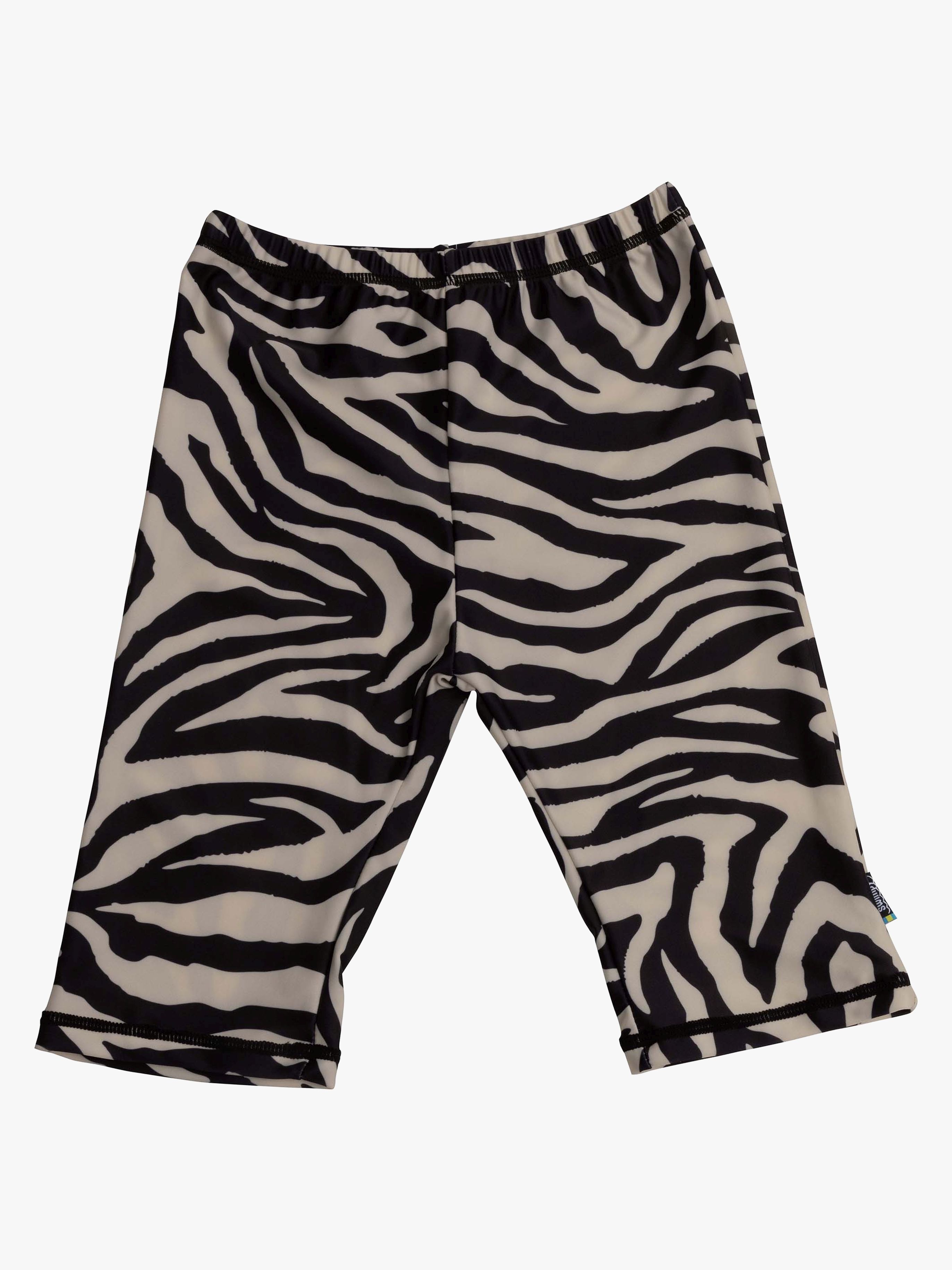 Swimpy Tiger Badehose, Beige/Schwarz, 110-116