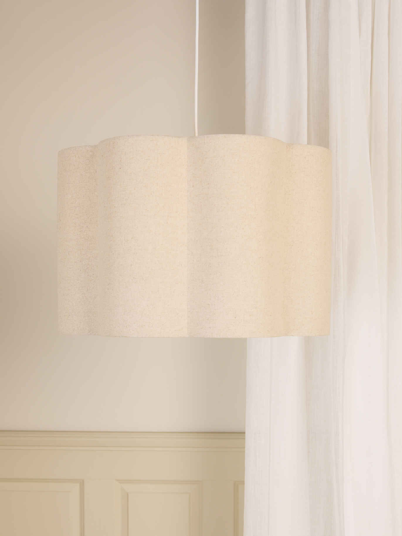 Alice &  Fox Lily Lampenschirm L, Beige Linen, Kinderlampen