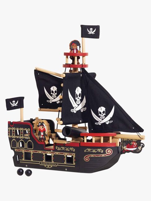 Le Toy Van Barbarossa Piratenschiff & Figuren
