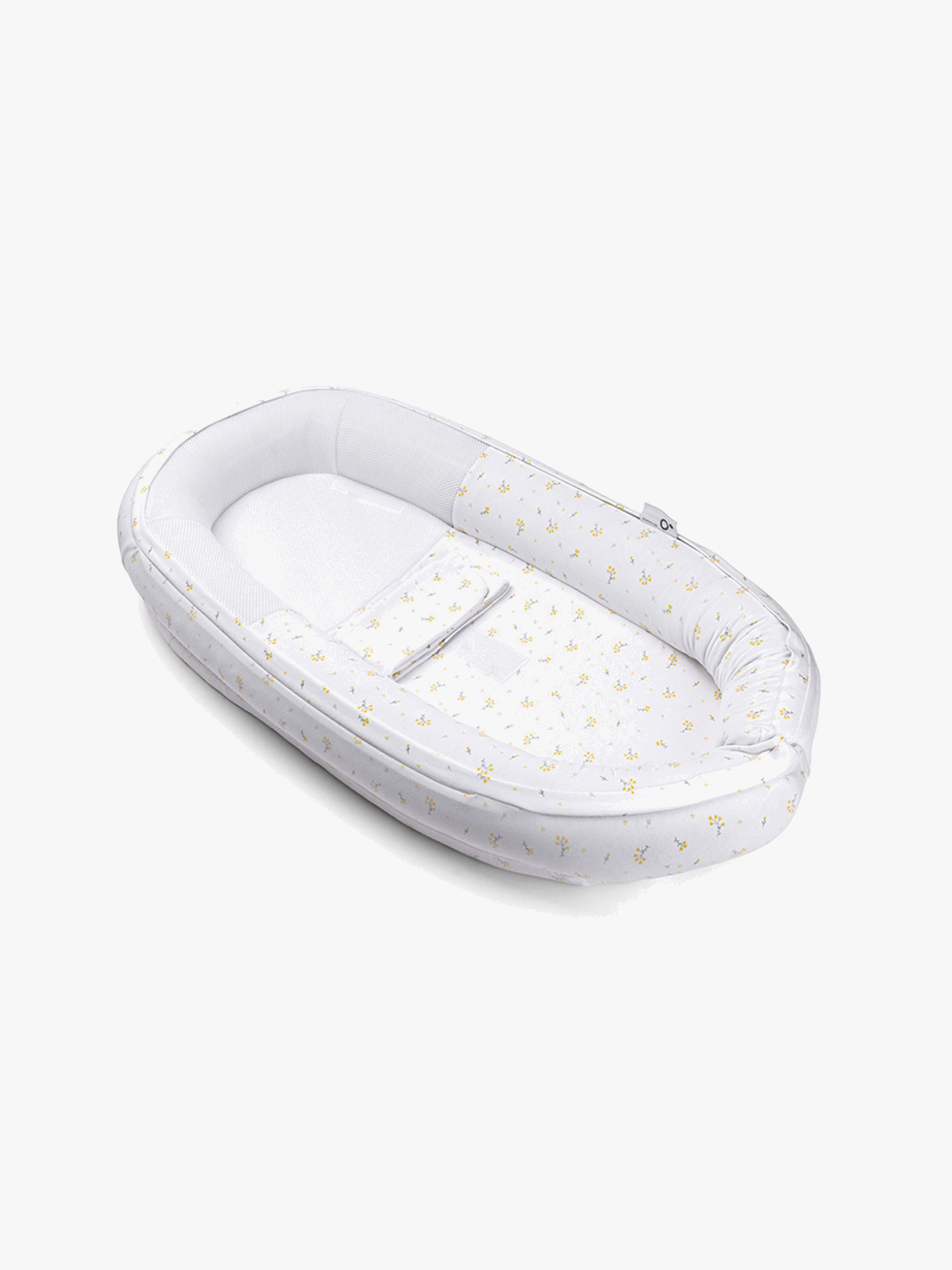 Cocoon Babynest Blumen, Gelb