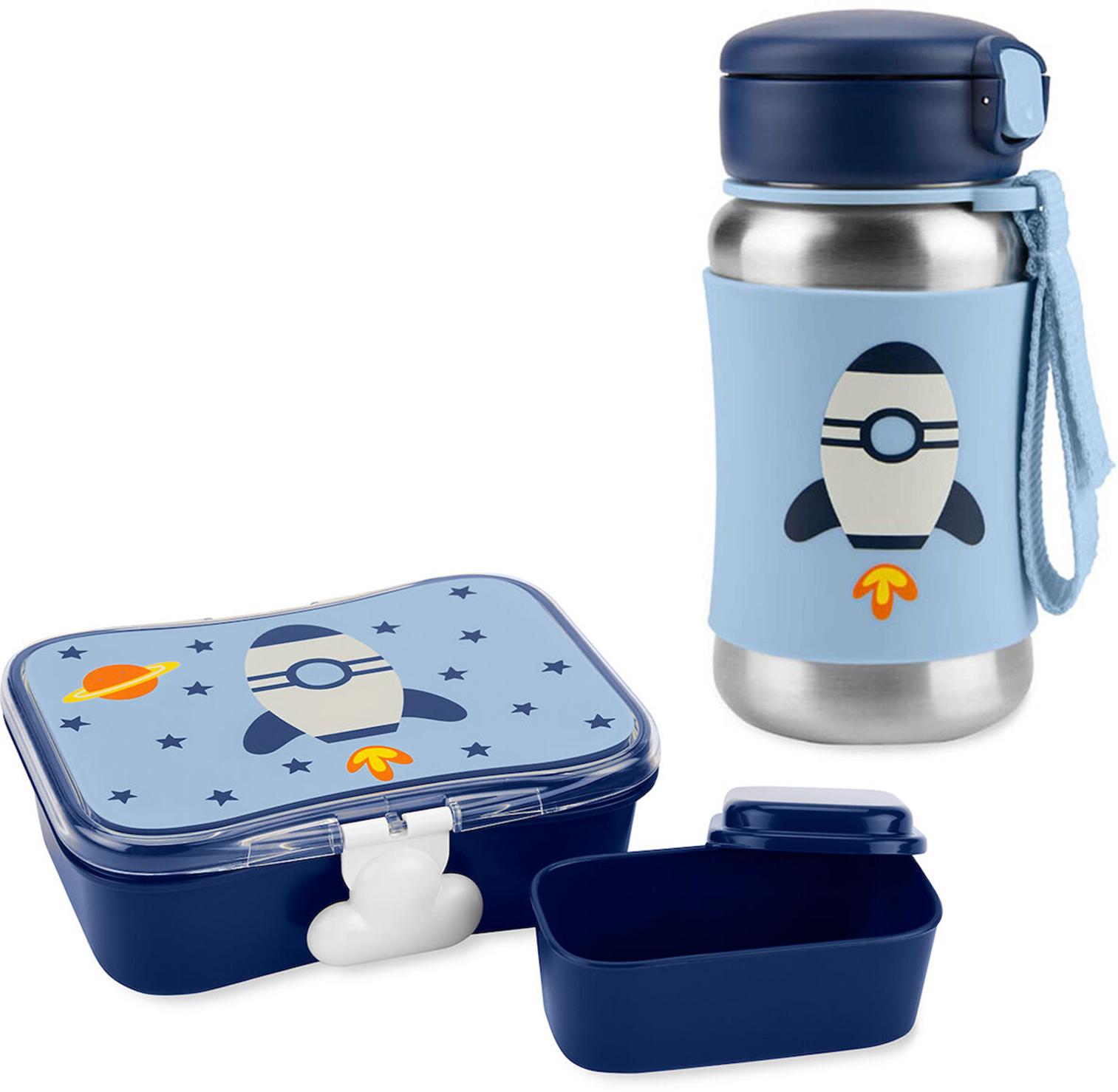 Skip Hop Spark Style Brotdose und Flasche, Rakete