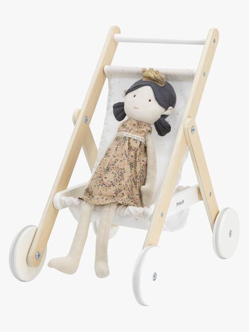 PolarB Holz-Puppenwagen