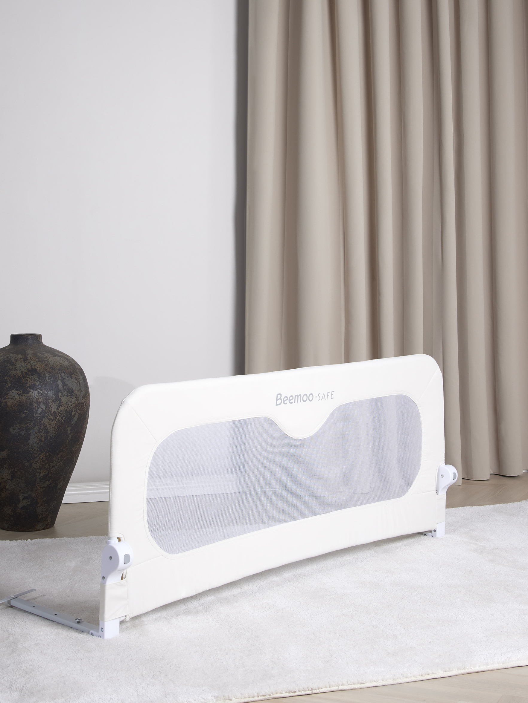 Beemoo SAFE Dream Bettbegrenzung 135 cm, Cream White