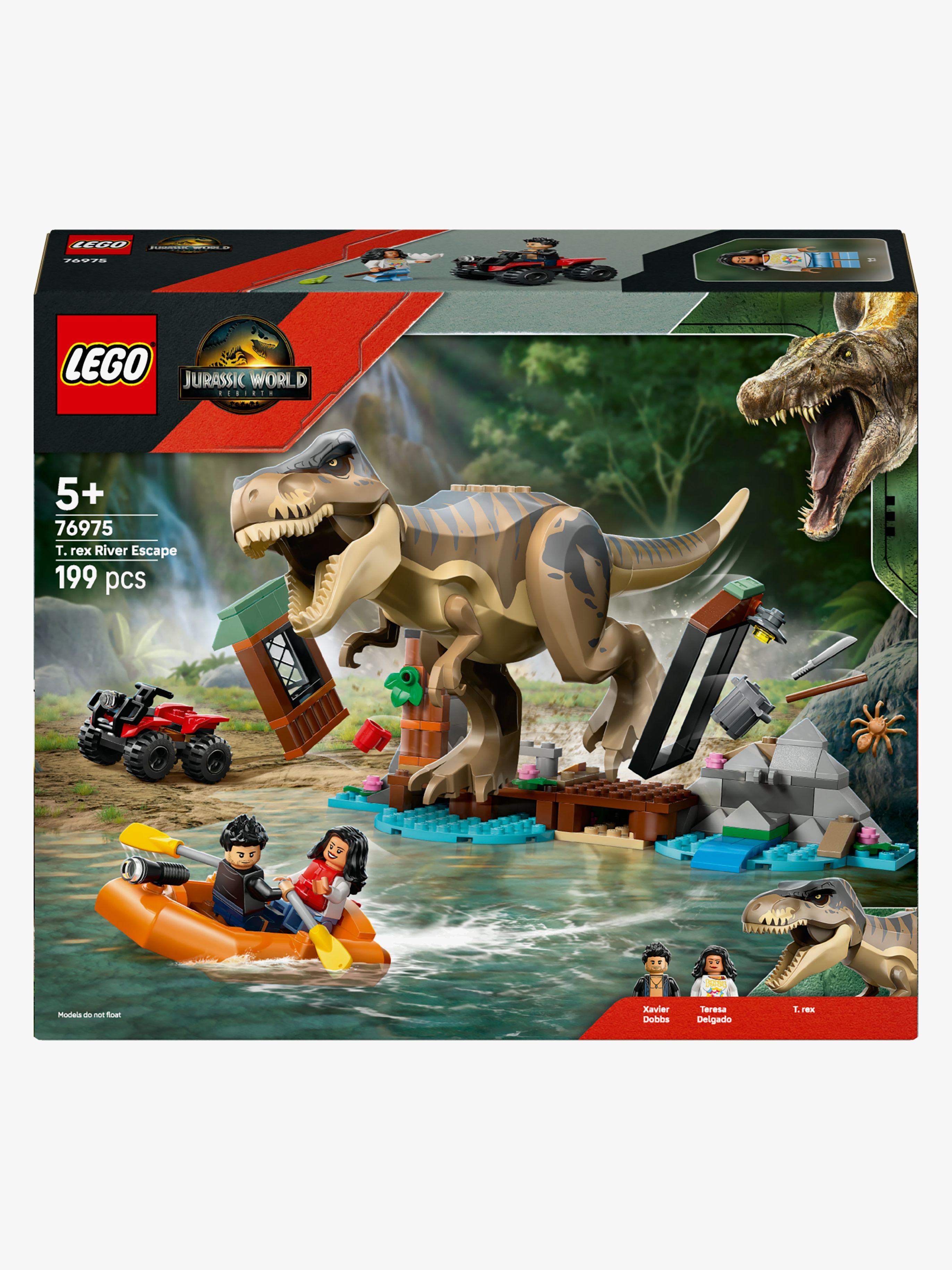 Jurassic World 76975 Flucht vor dem T.Rex