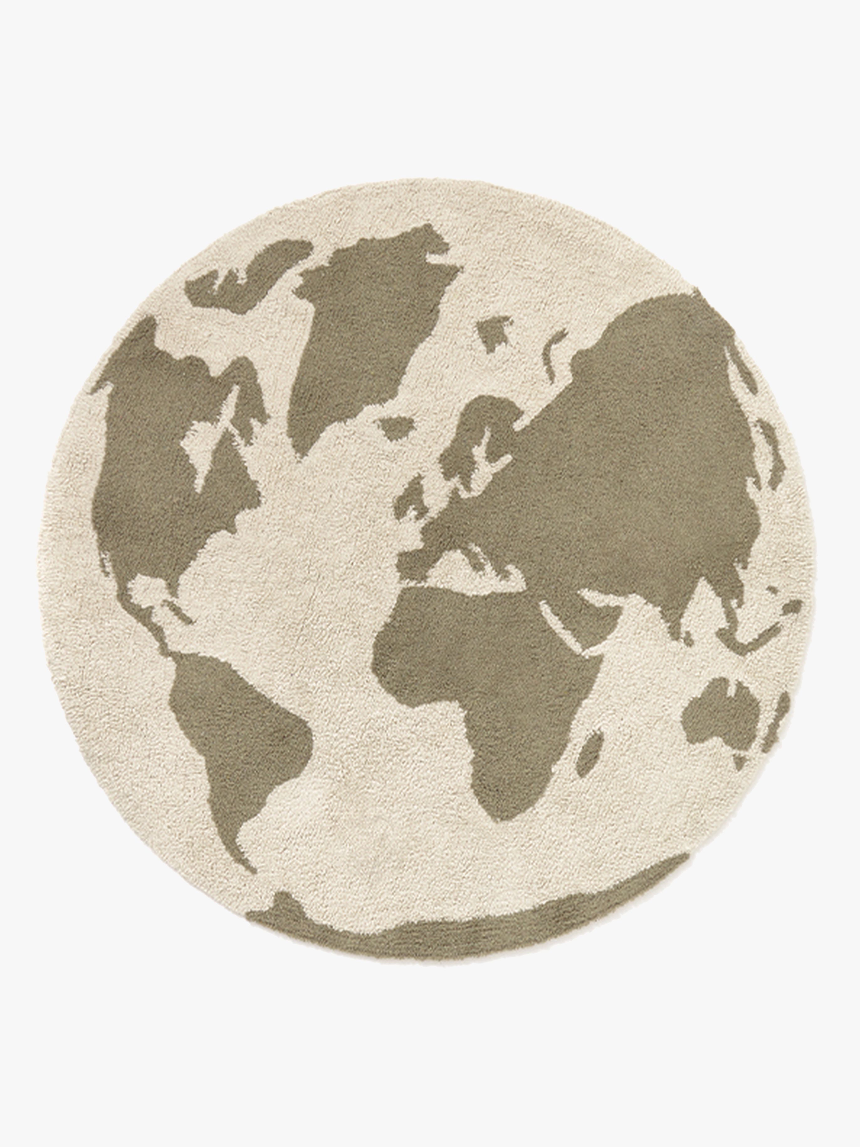 Lorena Canals RugCycled Waschbarer Teppich, World Map