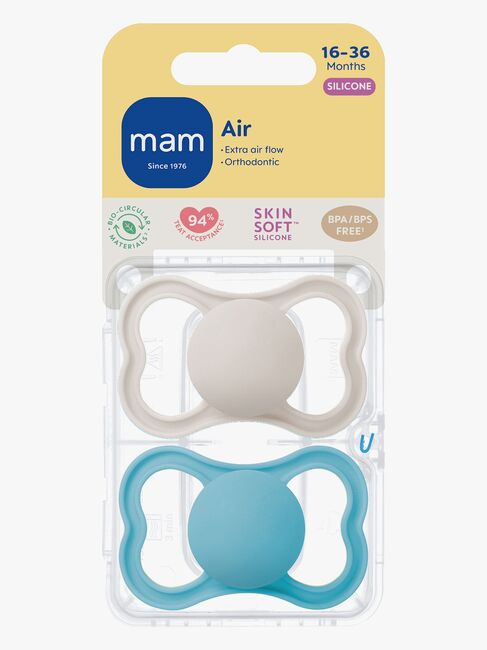MAM Air Silikon Schnuller 16-36m, Blau
