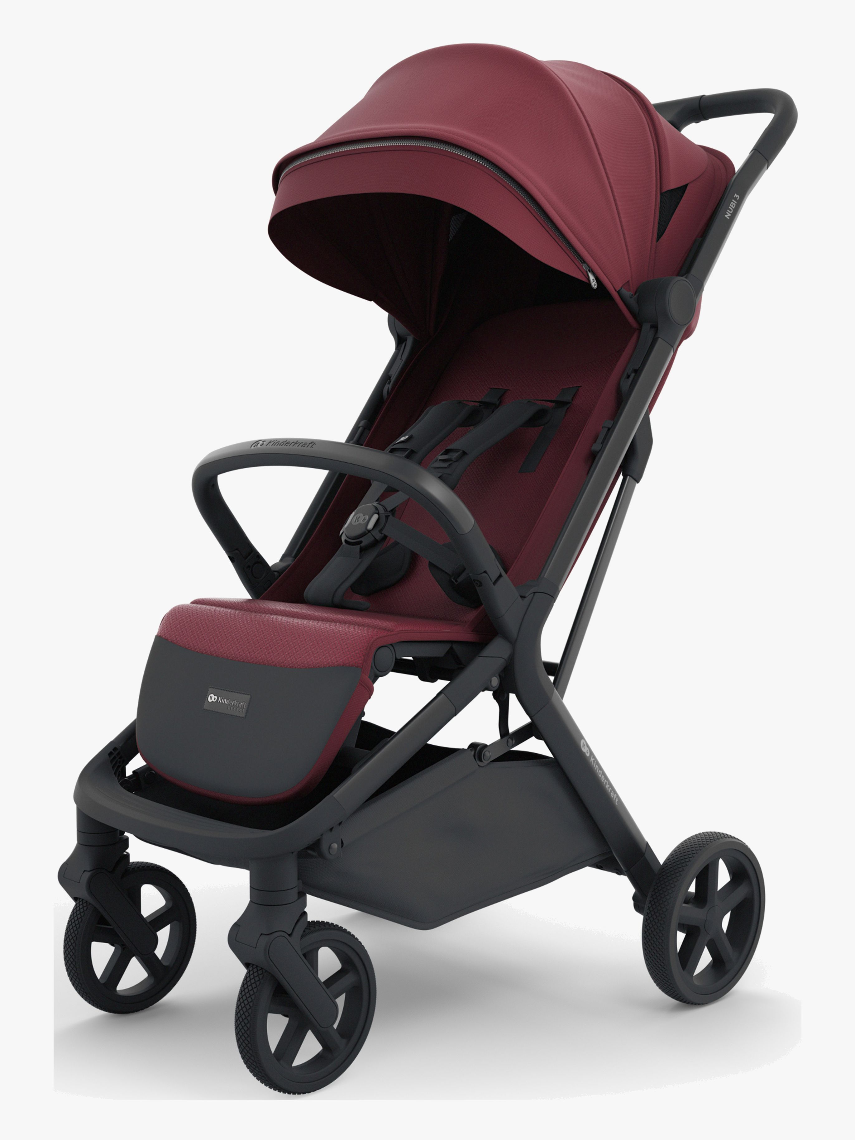 NUBI 3 Kinderwagen, Dark Ruby