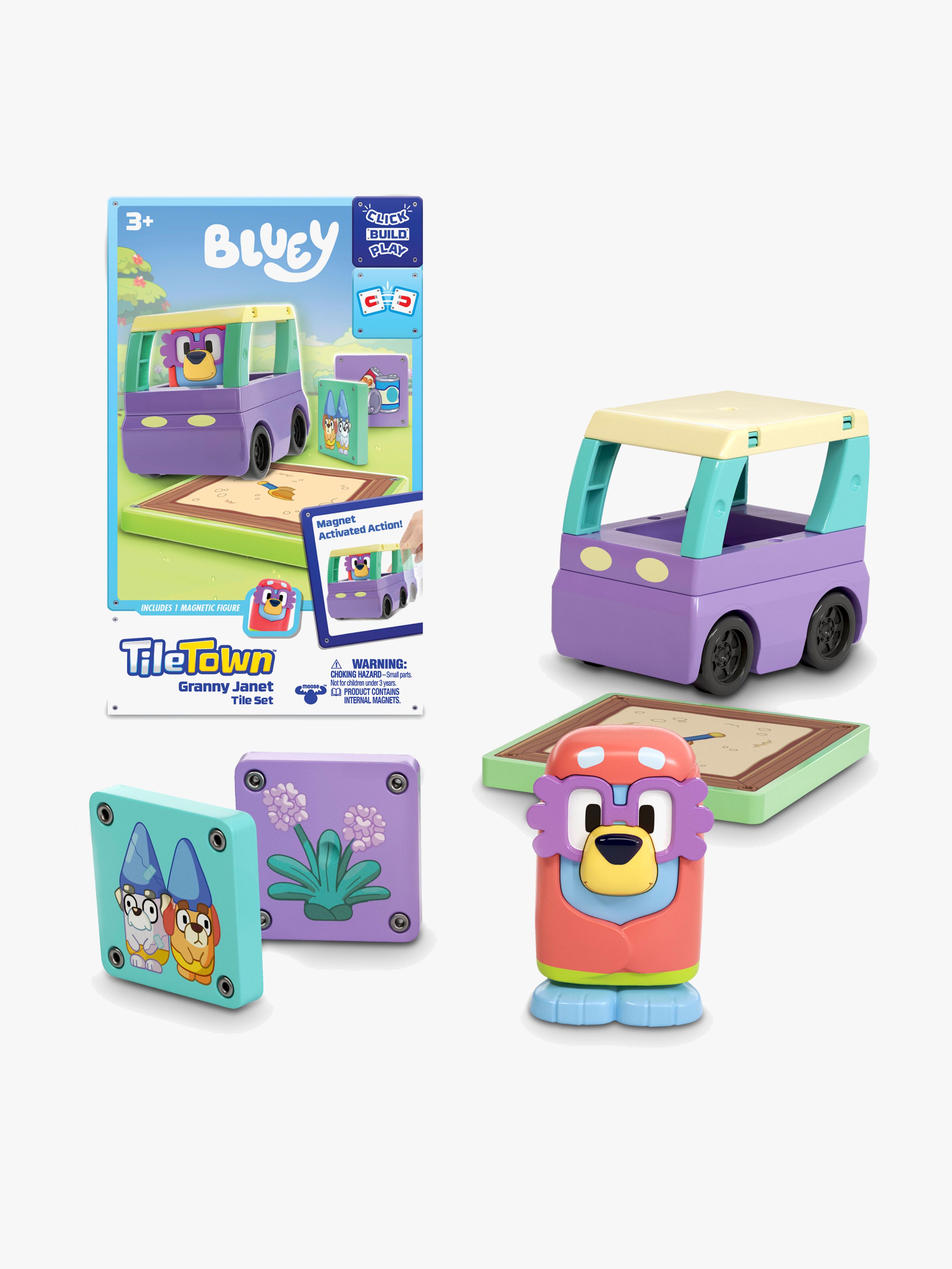Tile Town Bluey Magnetische Bausatz Booster-Pack