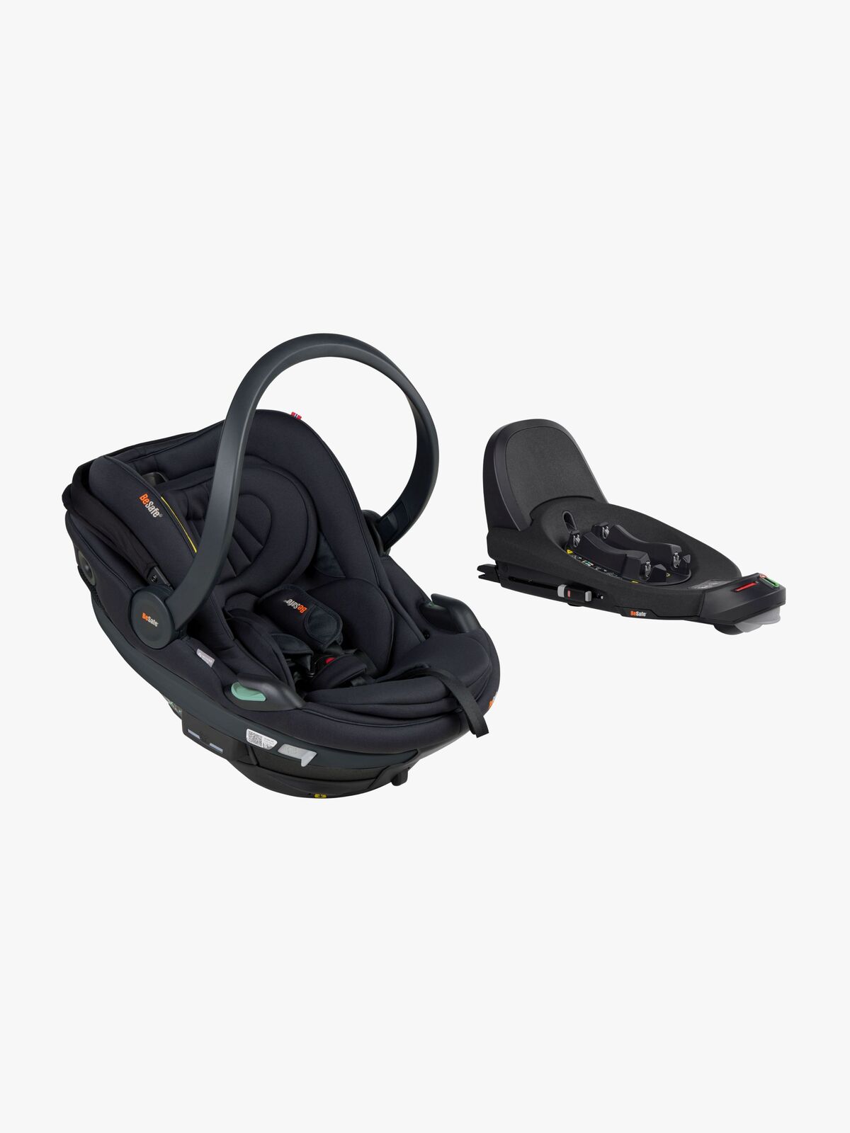 BeSafe Go Beyond 2 Babyschale inkl. Beyond Basis, Black Soft Breeze