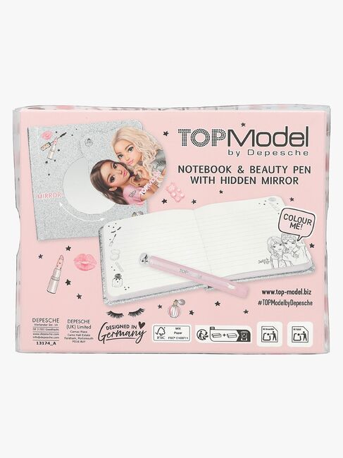 TOPModel Beauty Notizbuch mit Tintenschreiber