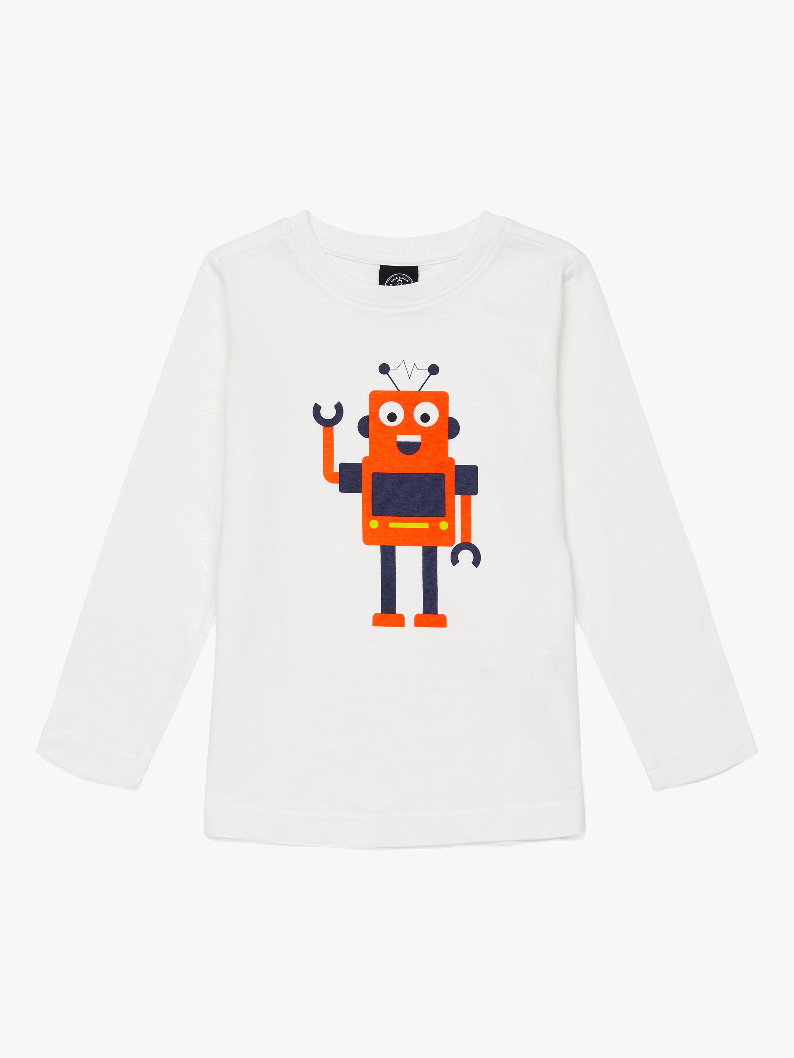 Luca &  Lola Gabriel Langarmshirt, White 74
