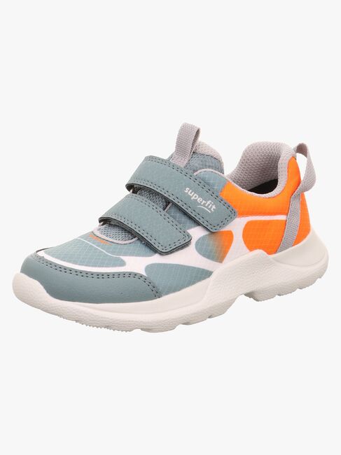 Superfit Rush WP Sneaker, Light Green/Orange