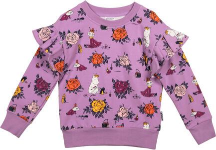 Mumin Rosen Sweatshirt, Purple