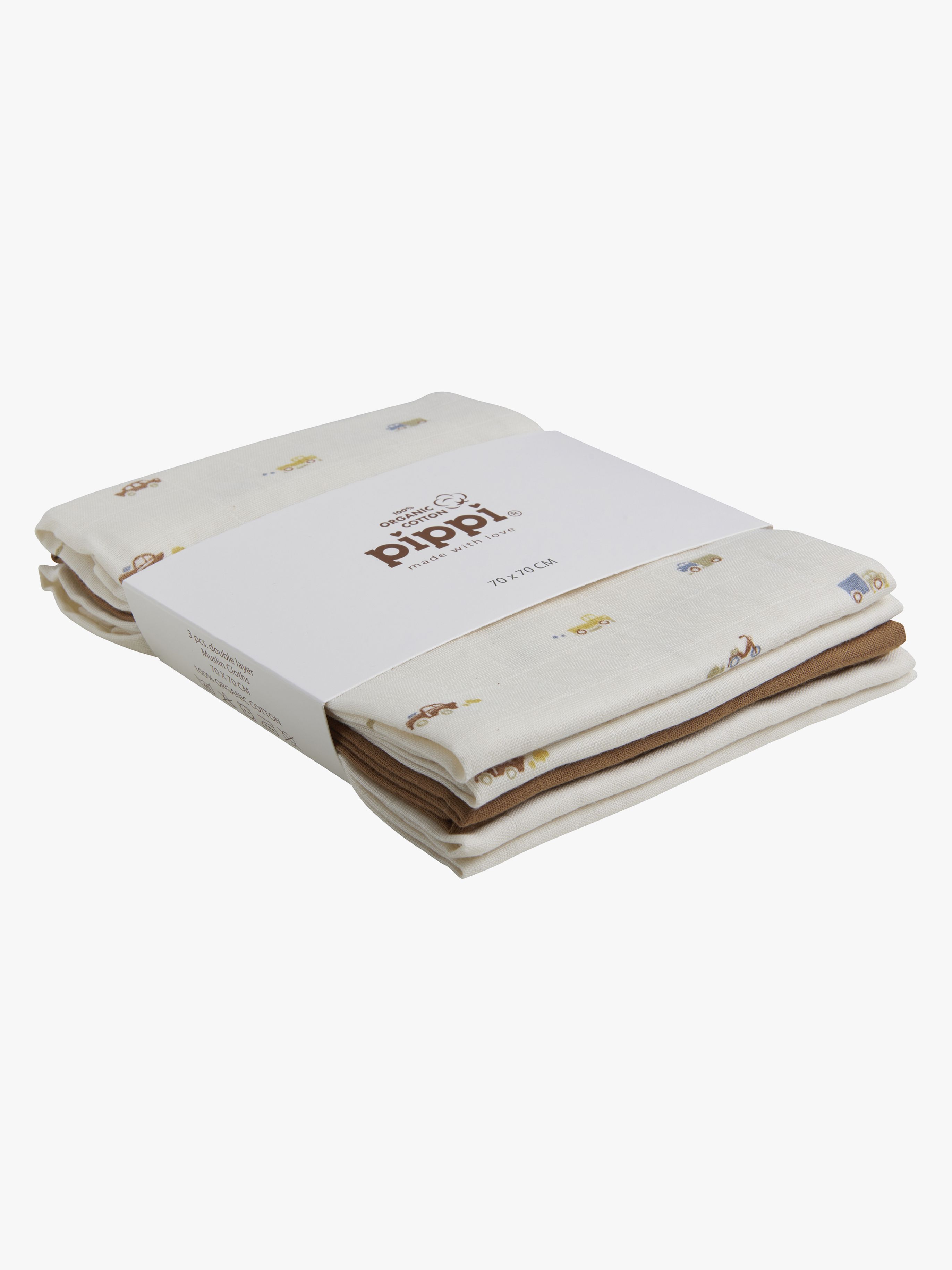 Pippi Musselintuch 3er-Pack, Tradewinds