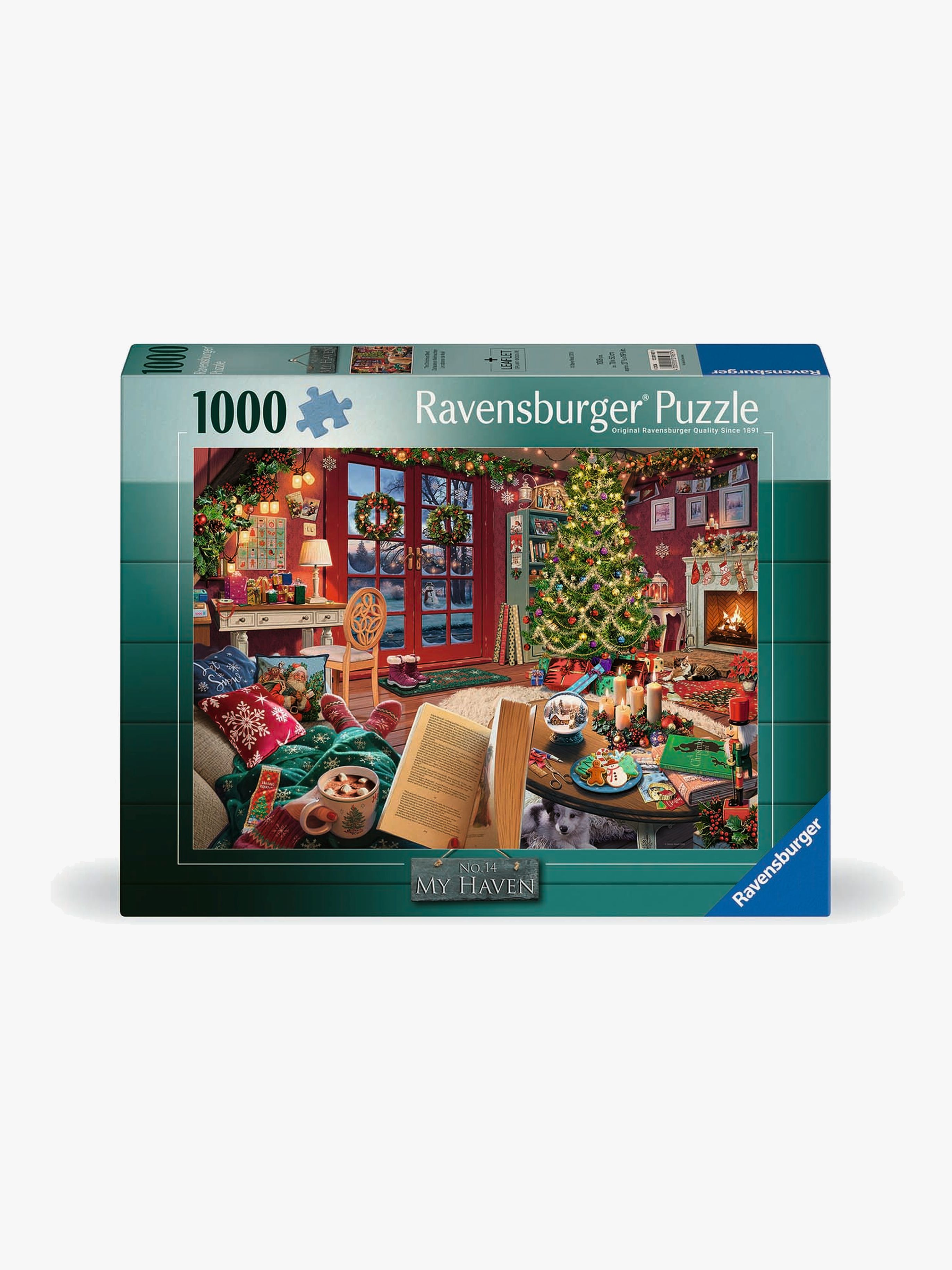 Ravensburger Puzzle My Haven No14 Christmas Cabin 1000 Teile