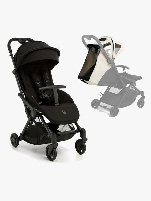 Beemoo Easy Fly Lux 4 Buggy inkl. Breezy Verdeck, Jet Black/Off-White