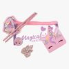 Unicorn Gems Federmäppchen mit Schreibset, Rosa