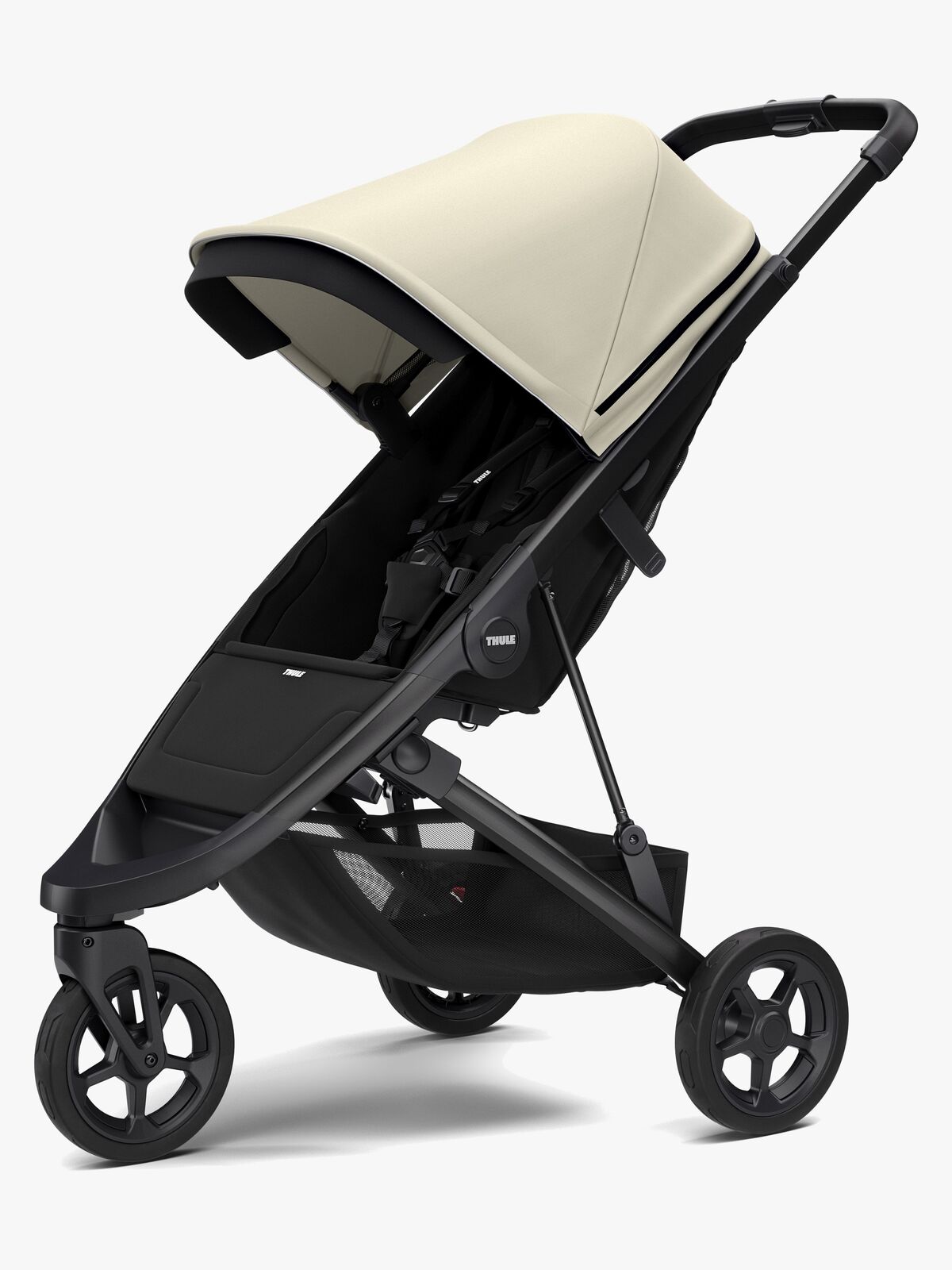 Thule Spring Kinderwagen, Soft Beige on Black