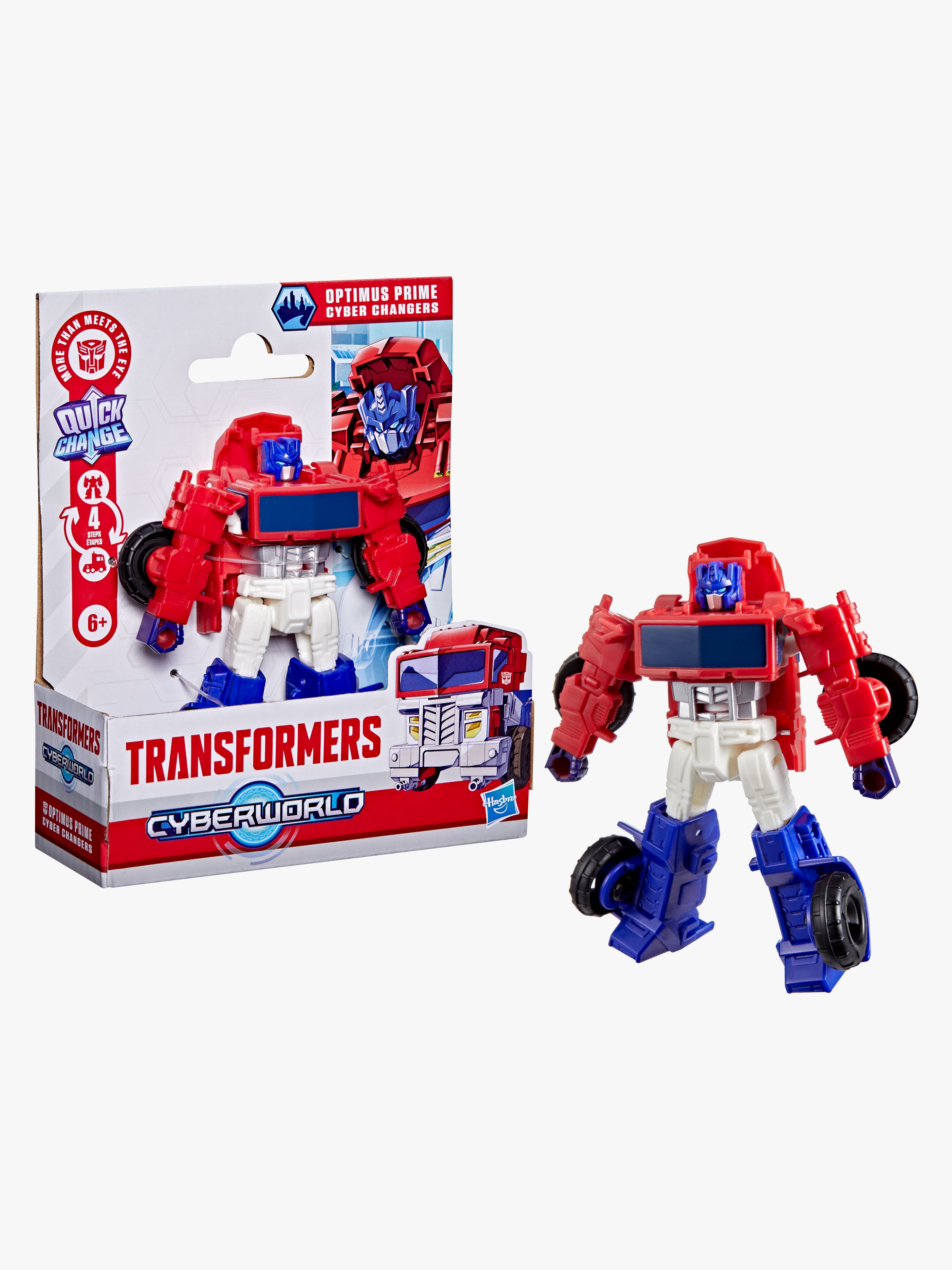 CYBERWORLD Cyber Changers Actionfigur Optimus Prime 10 cm