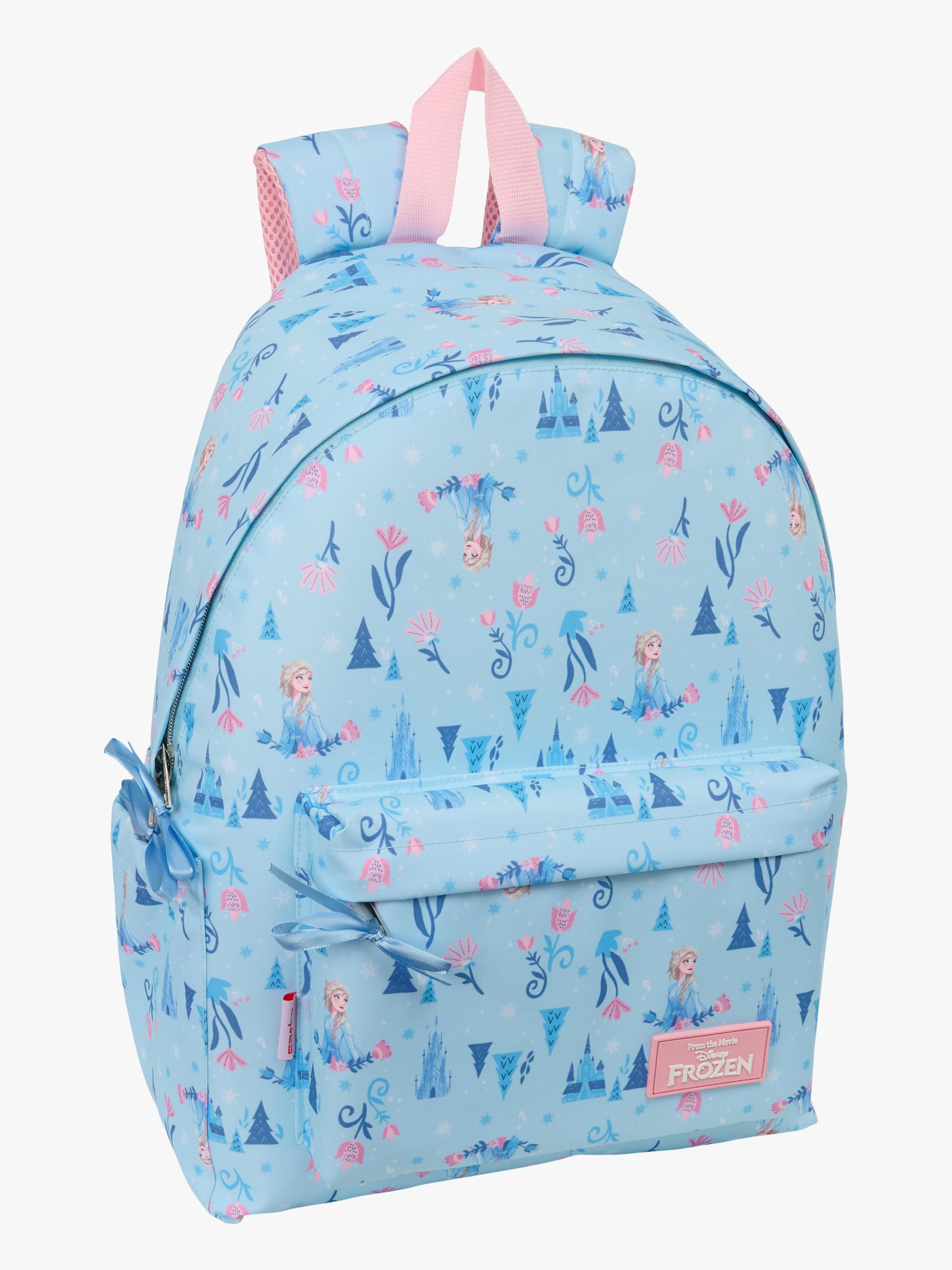 Die Eiskönigin Laptop Kinder Rucksack 17L Ice Magic, Hellblau