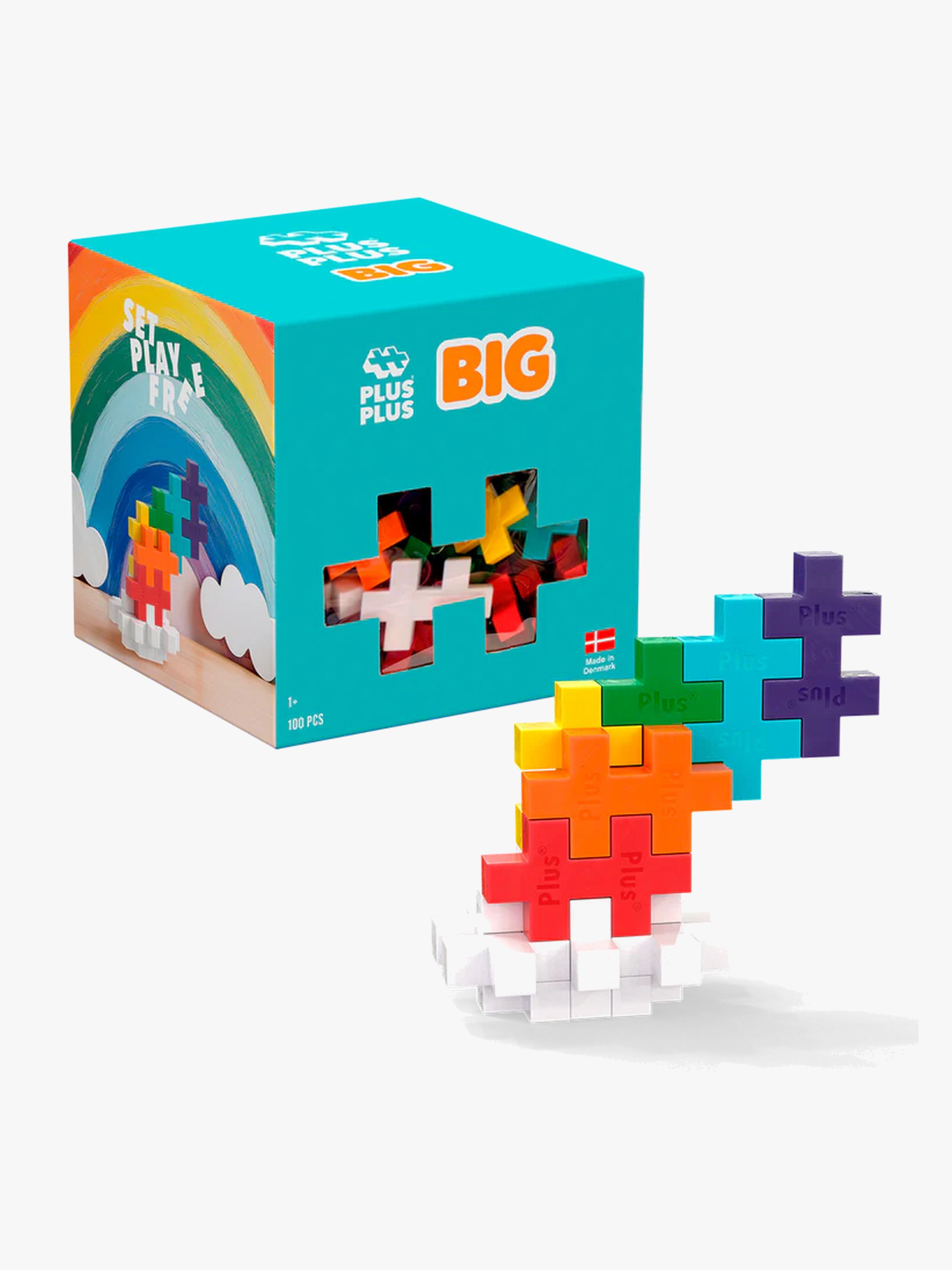 Plus-Plus BIG Bausatz Rainbow Mix 100 Teile
