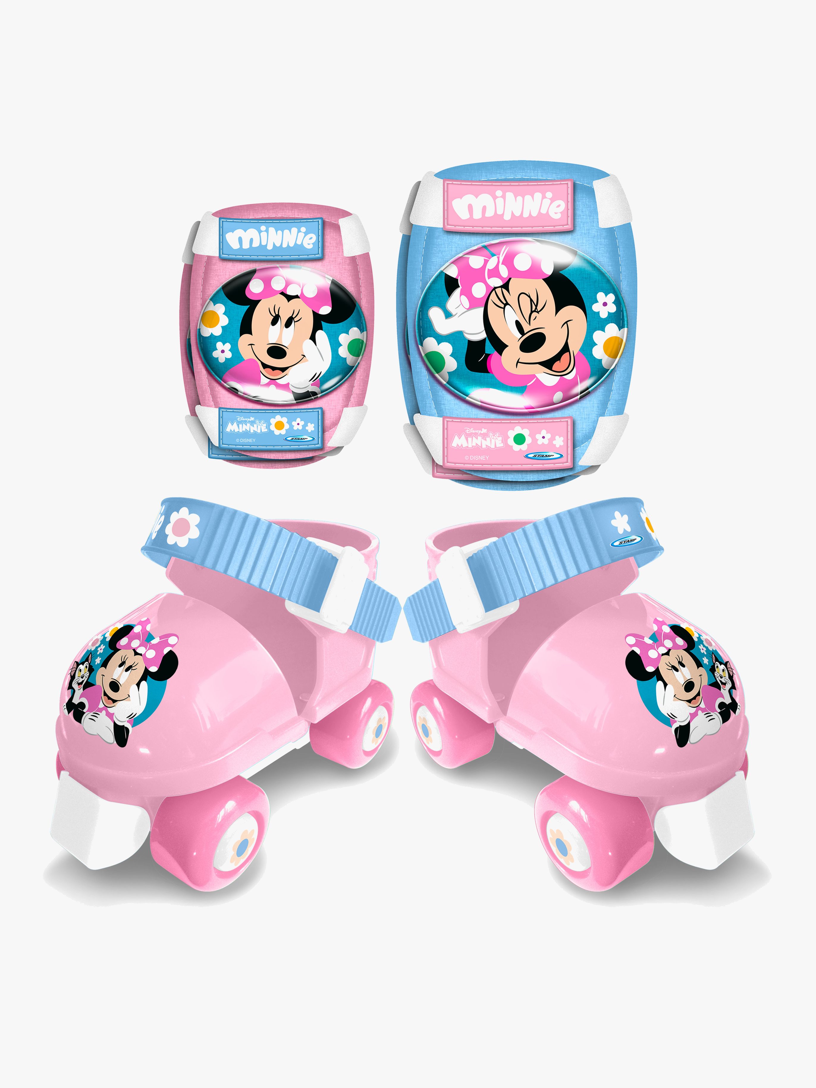 Disney Minnie Maus Rollschuhe mit Schutz-Set