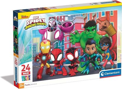 Clementoni Spidey and His Amazing Friends Maxi Puzzle 24 Teile