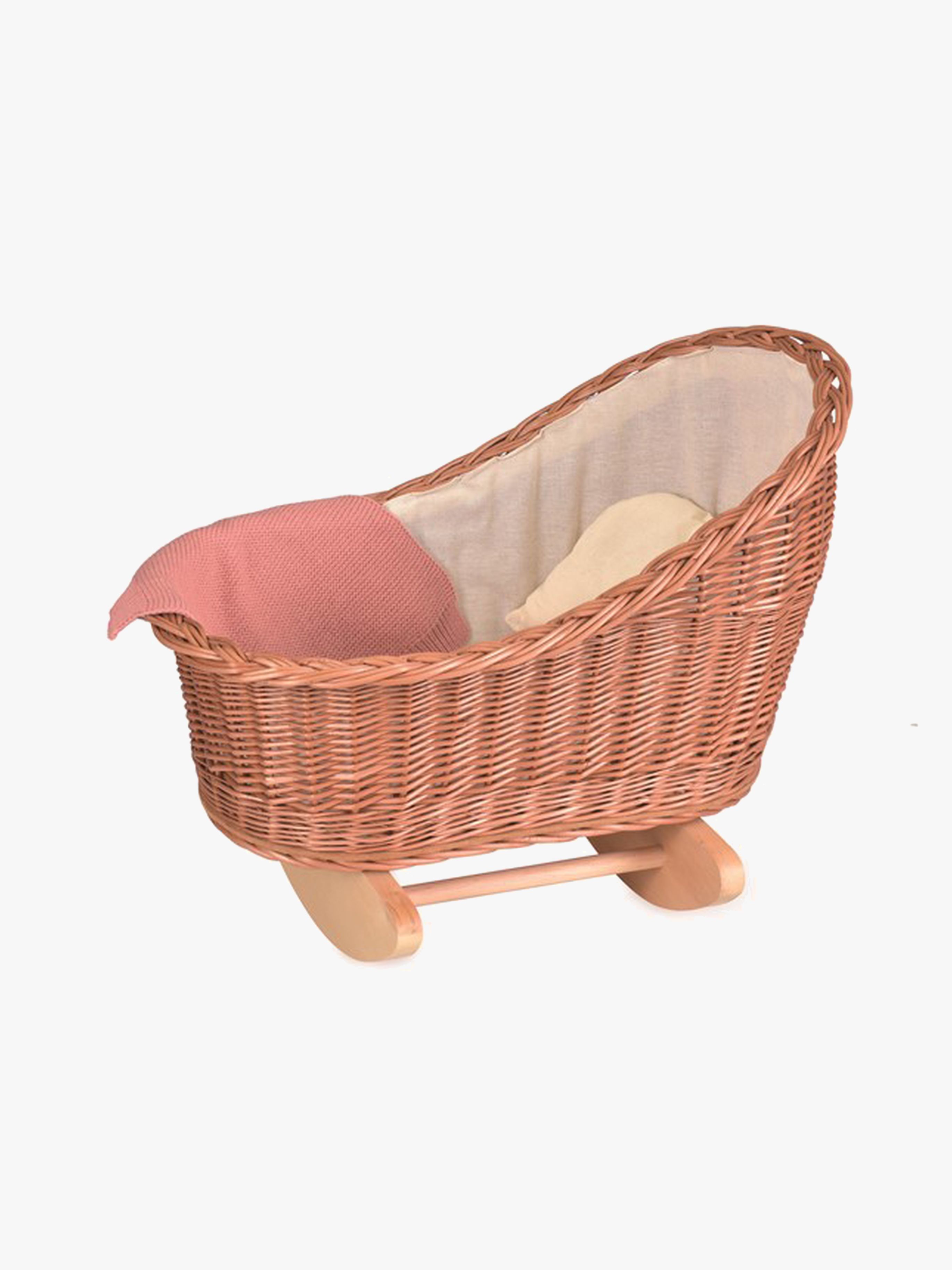 Puppenwiege mit Decke