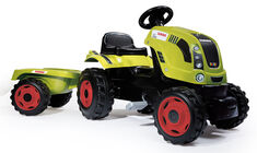 Smoby Claas Farmer Traktor mit Anhänger XL