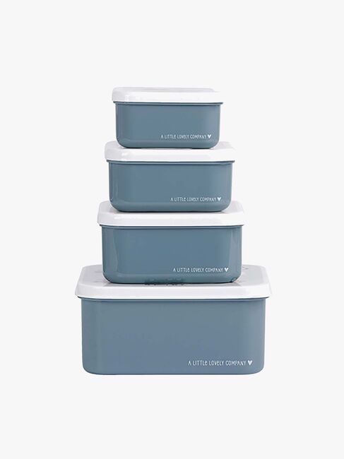 A Little Lovely Company Lunchbox-Set, Fahrzeuge