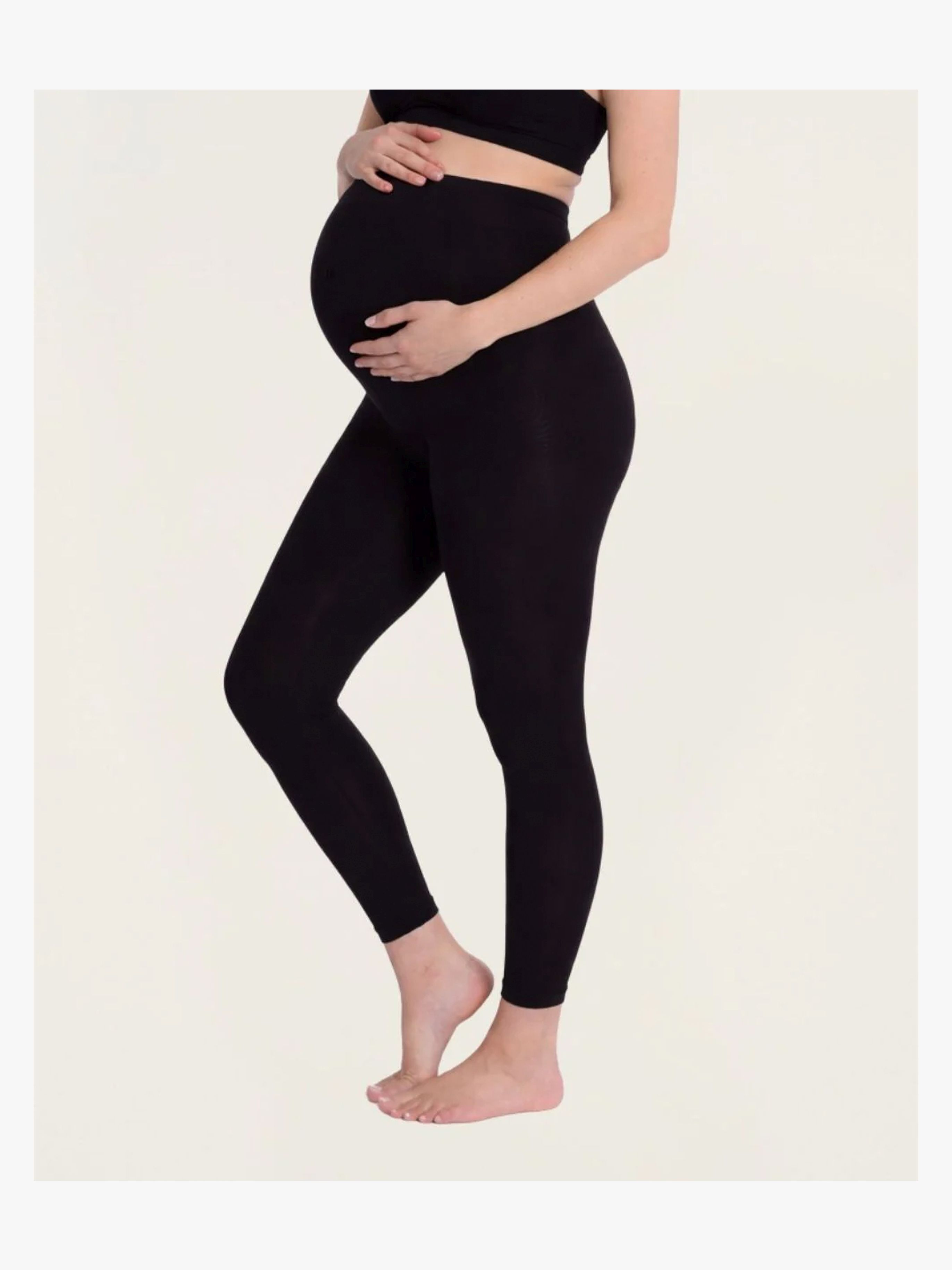 Cache Coeur CURVE SEAMLESS Umstandsleggings, Black, M-L, Umstandsmode, Schwangerschaftskleidung