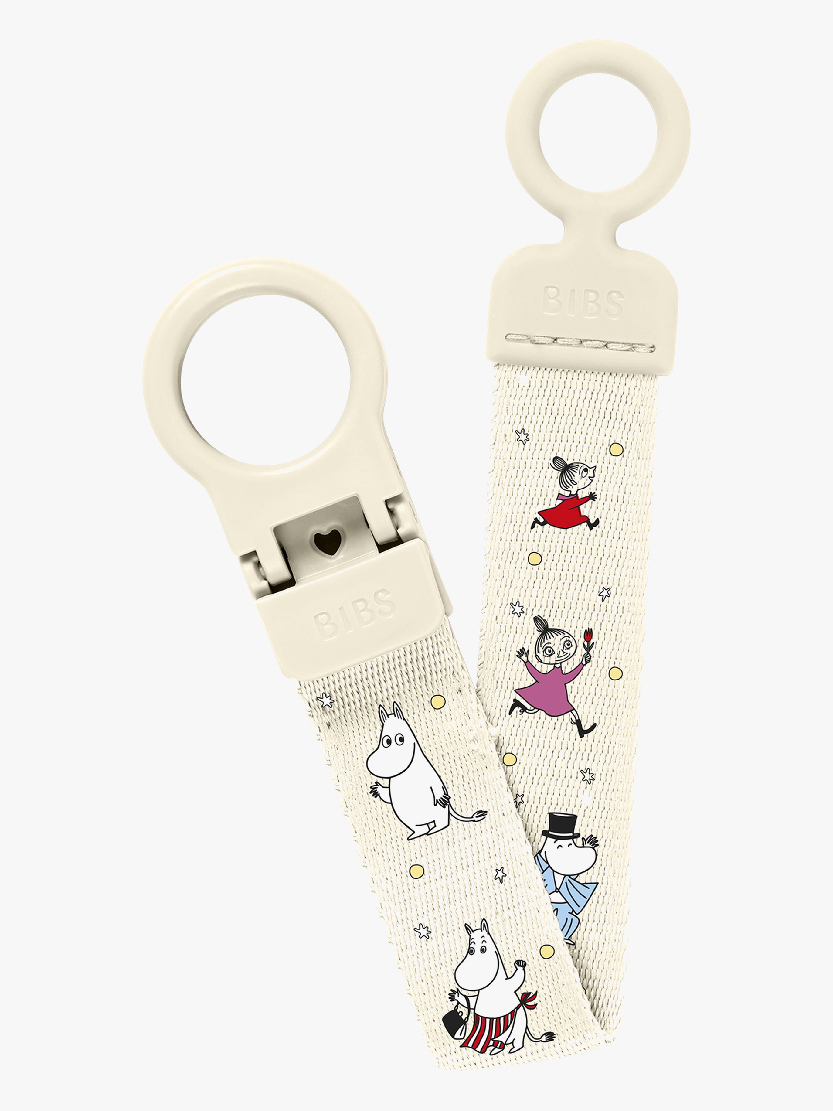 x Moomin Loop Schnullerkette, Ivory