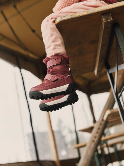 Viking Constrictor Warm SC WP Winterstiefel, Dark Pink