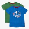 Luca & Lola San Marino T-Shirt 2er-Pack, Blue/Green