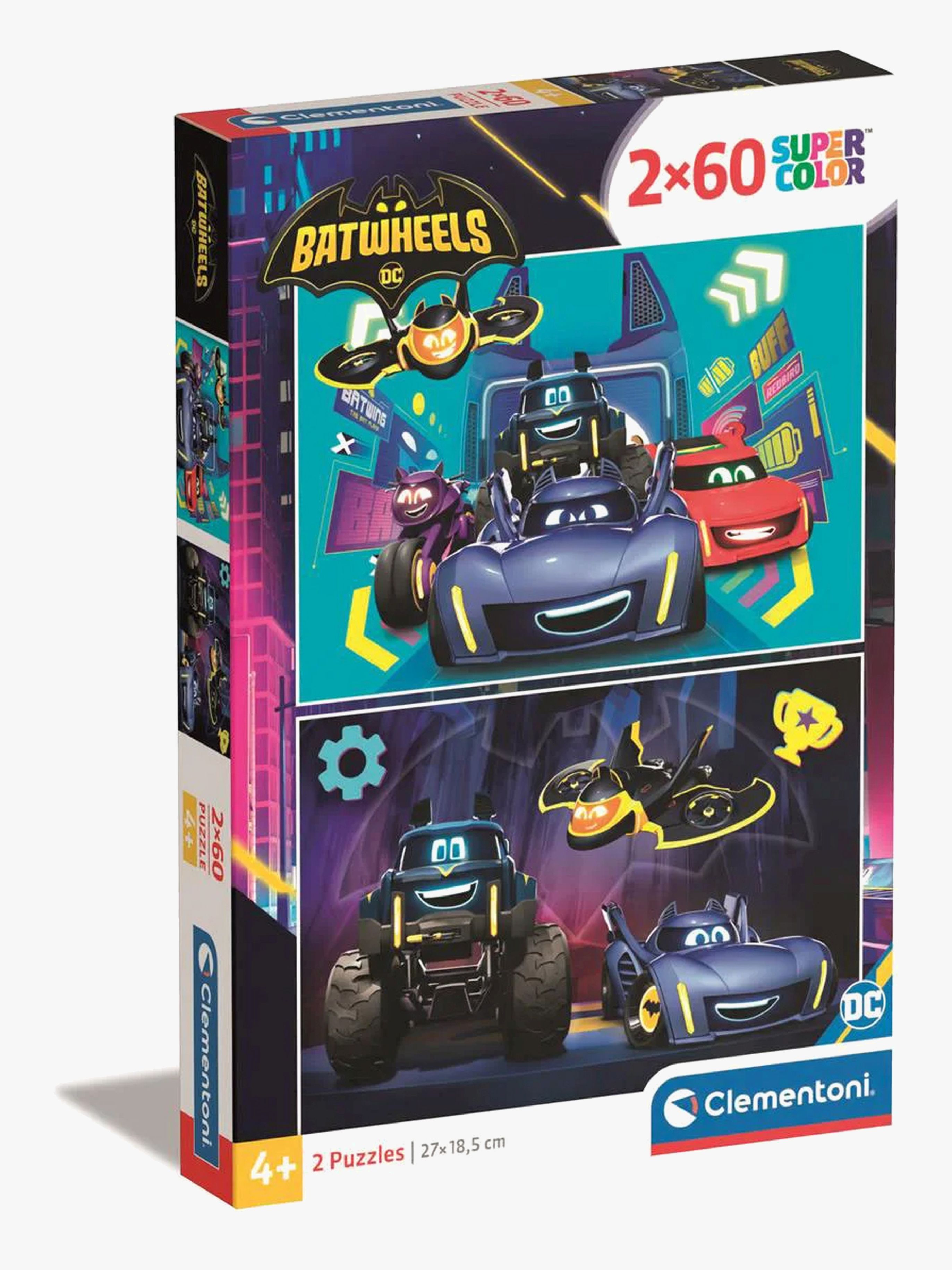 Clementoni Batwheels Puzzle 2-in-1