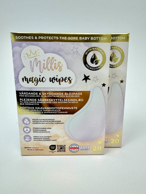 Millis Zaubertücher Windeleinlagen, 20er-Pack