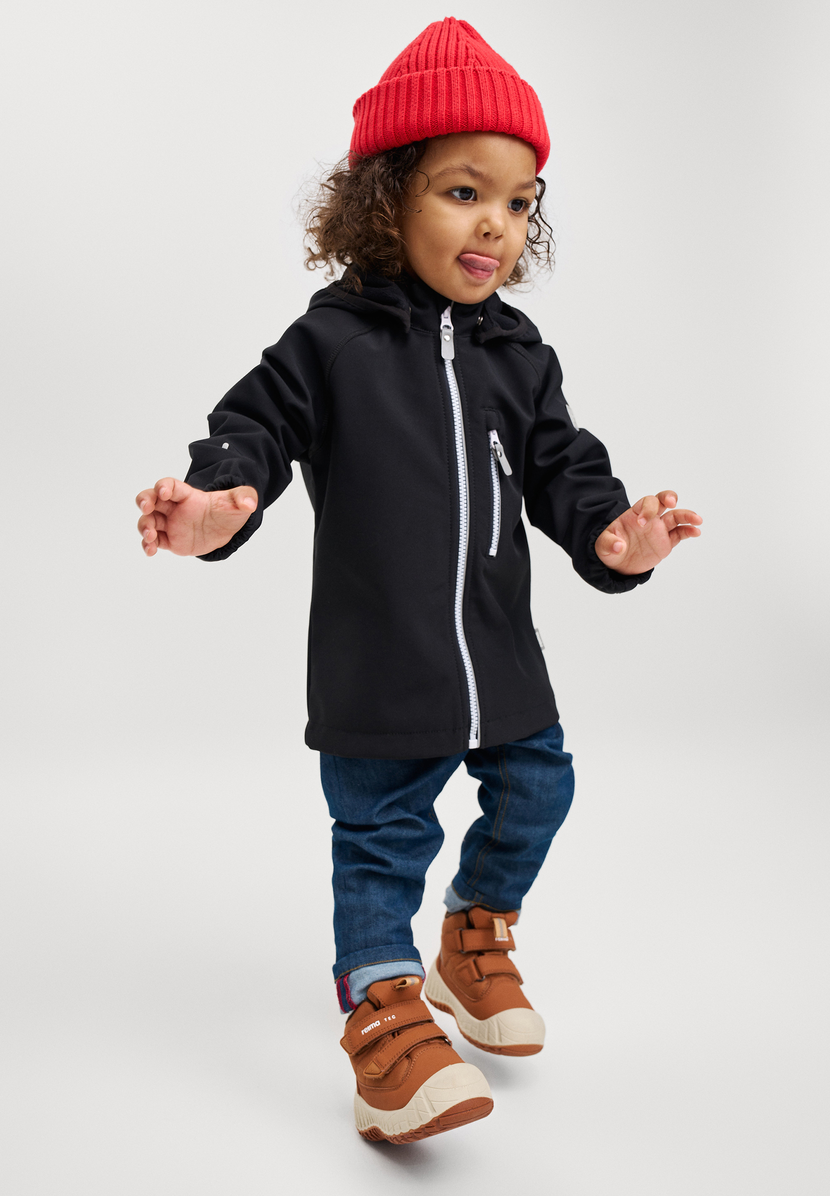 Reima Vantti Softshelljacke, Schwarz, 80