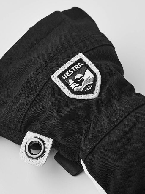 Hestra Army Leather Heli JR Ski Handschuhe, Schwarz