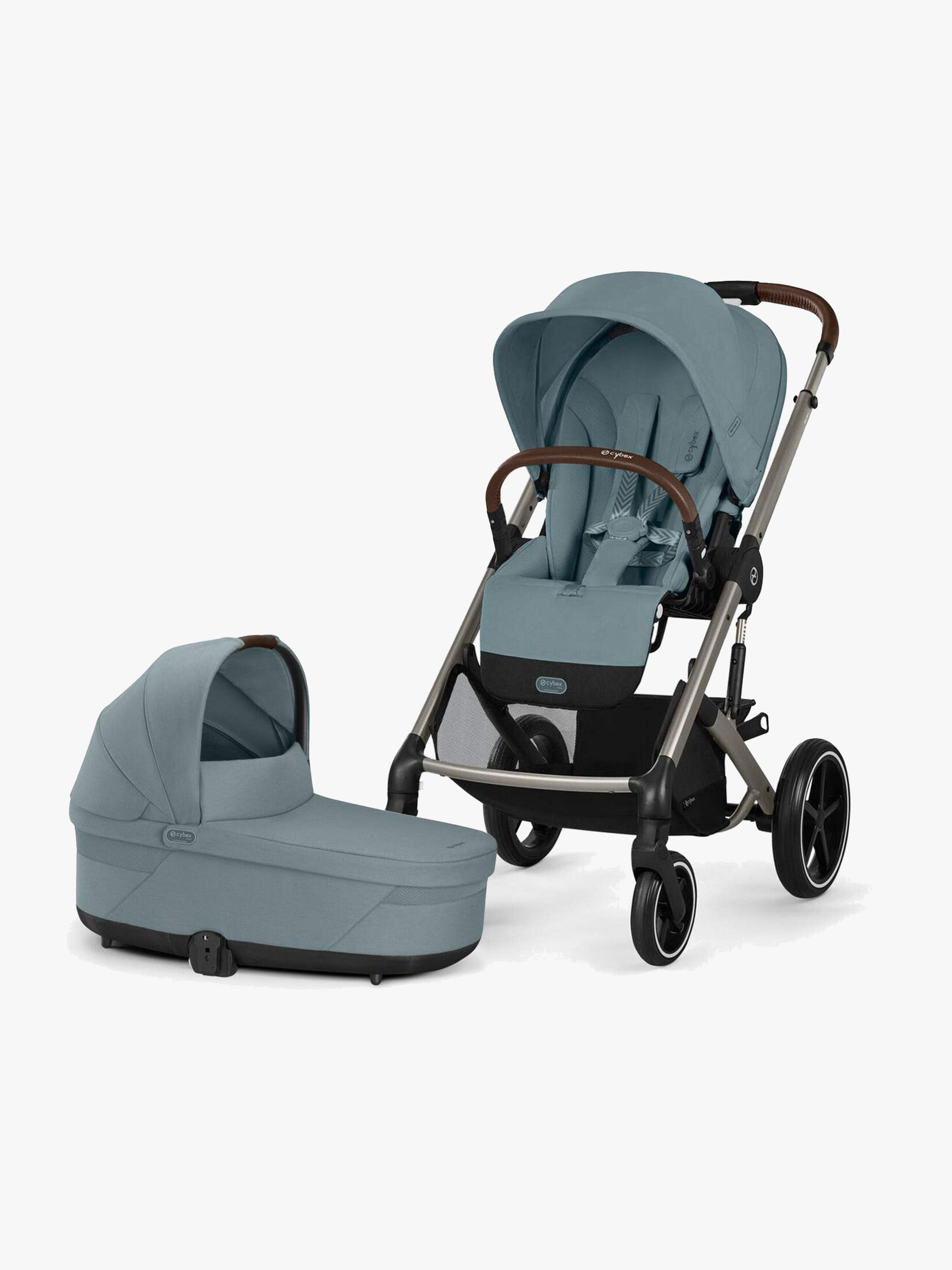 Cybex BALIOS S Lux Kombiwagen, Stormy Blue/Taupe