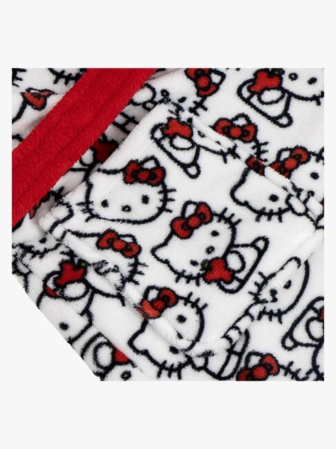 Hello Kitty Morgenrock, Weiß/Rot