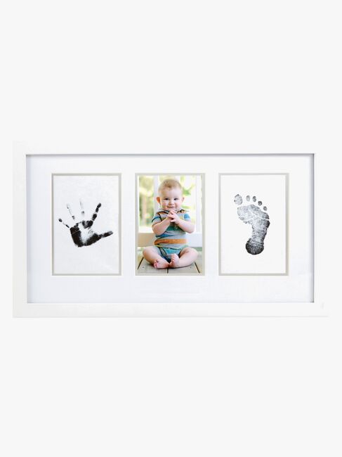 Pearhead Babyprints Fotorahmen, Weiß