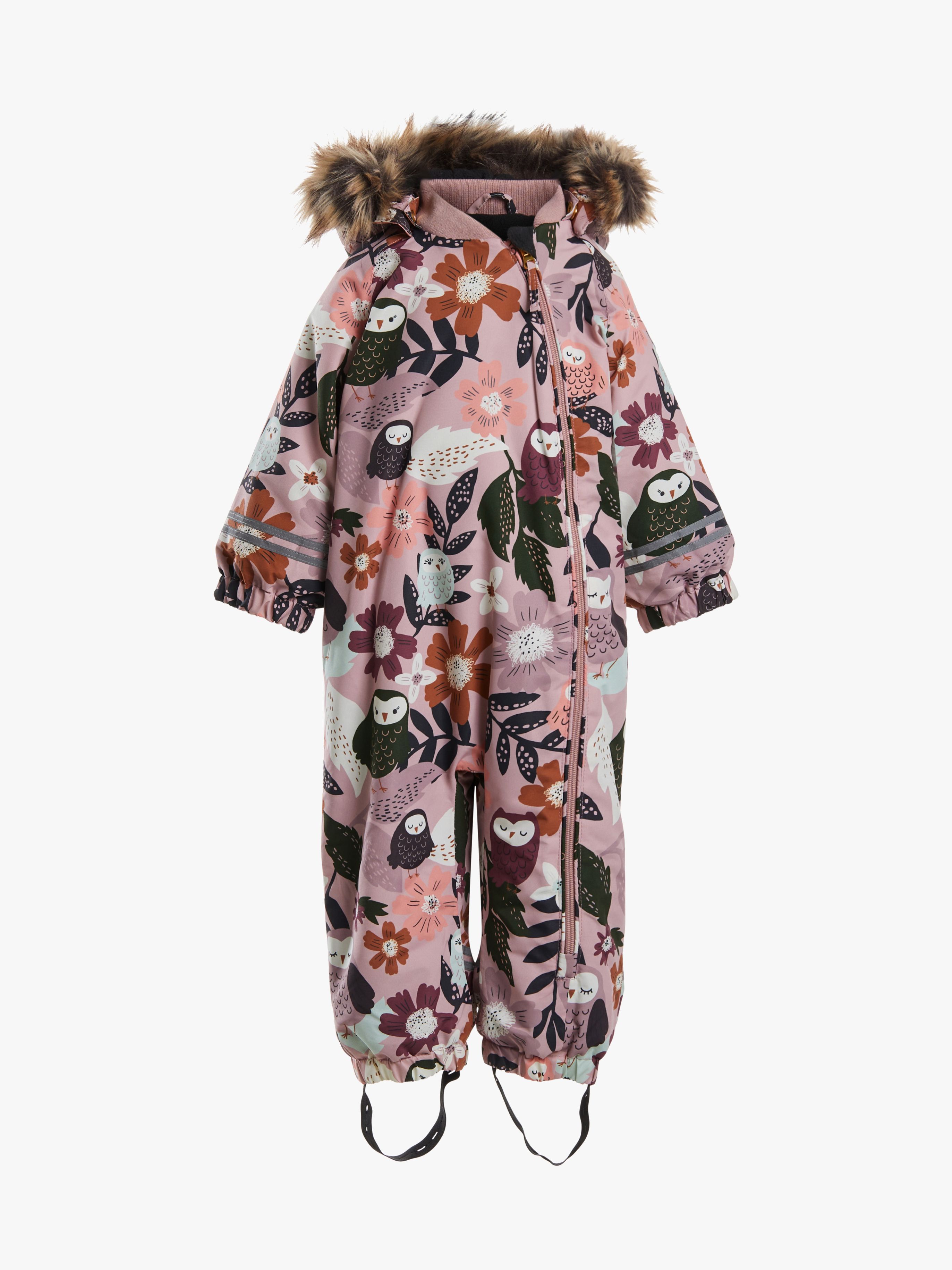 Amour Babyoverall, Winterowl Pale Mauve, 80