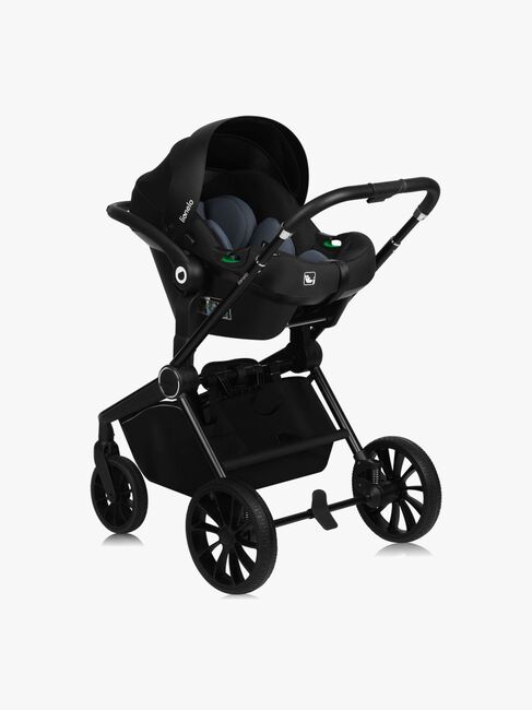 Lionelo MIKA Plus 3-in-1 Kombikinderwagen, Black Onyx