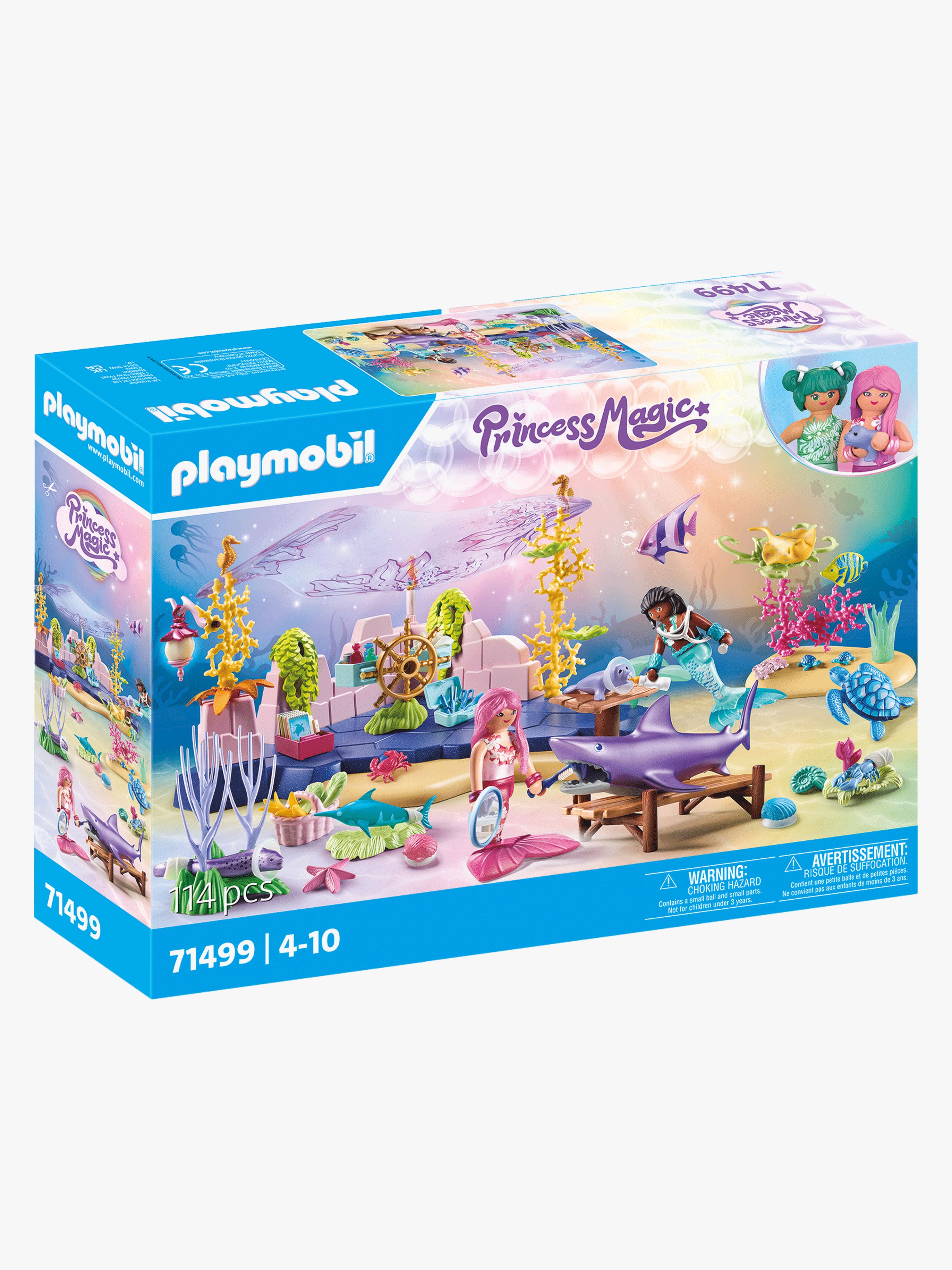 Playmobil 71499 Princess Magic Baukasten Unterwasser-Tierpflege der Meeresbewohner