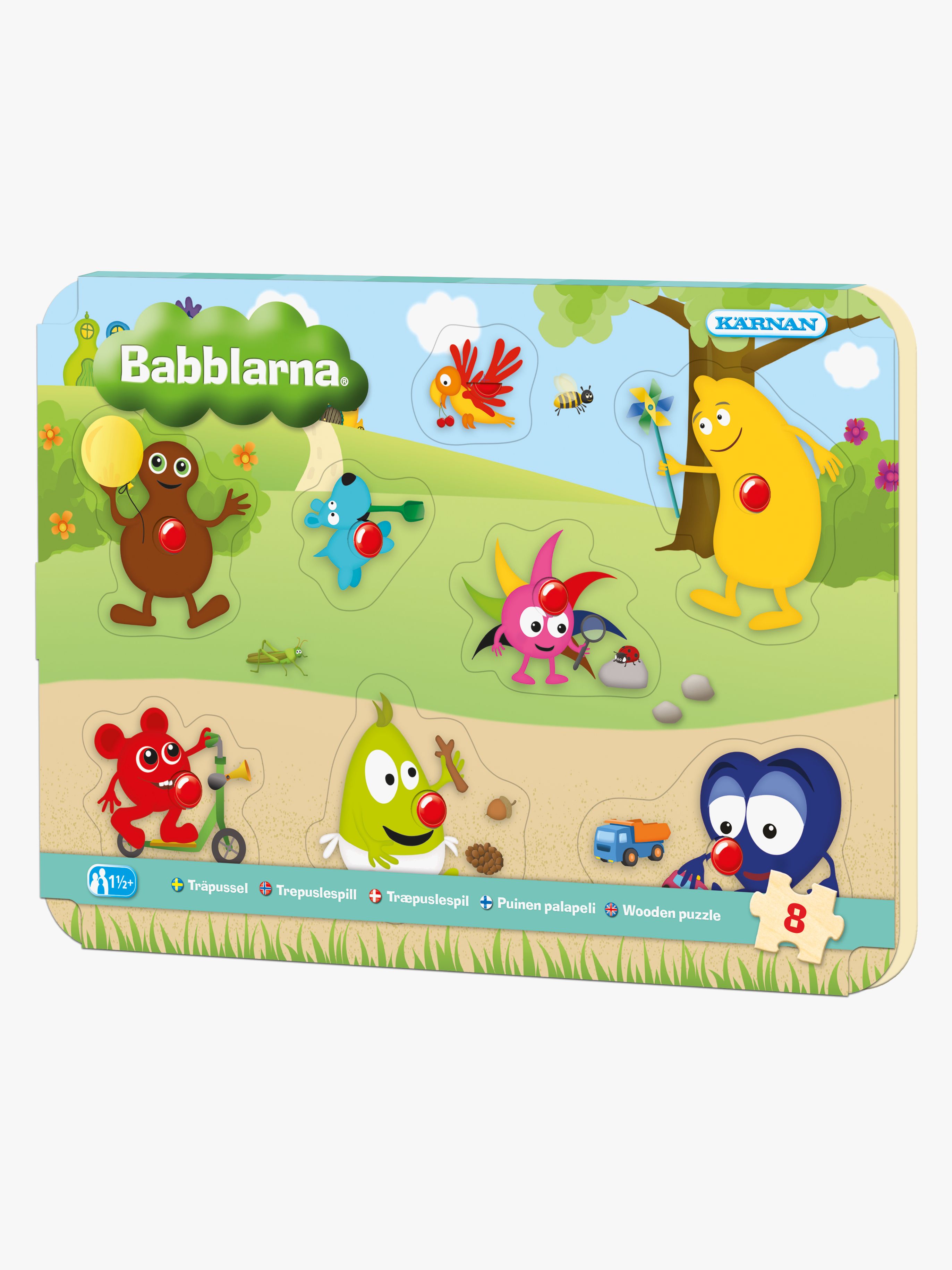Kärnan Babblarna Knopfpuzzle 8 Teile